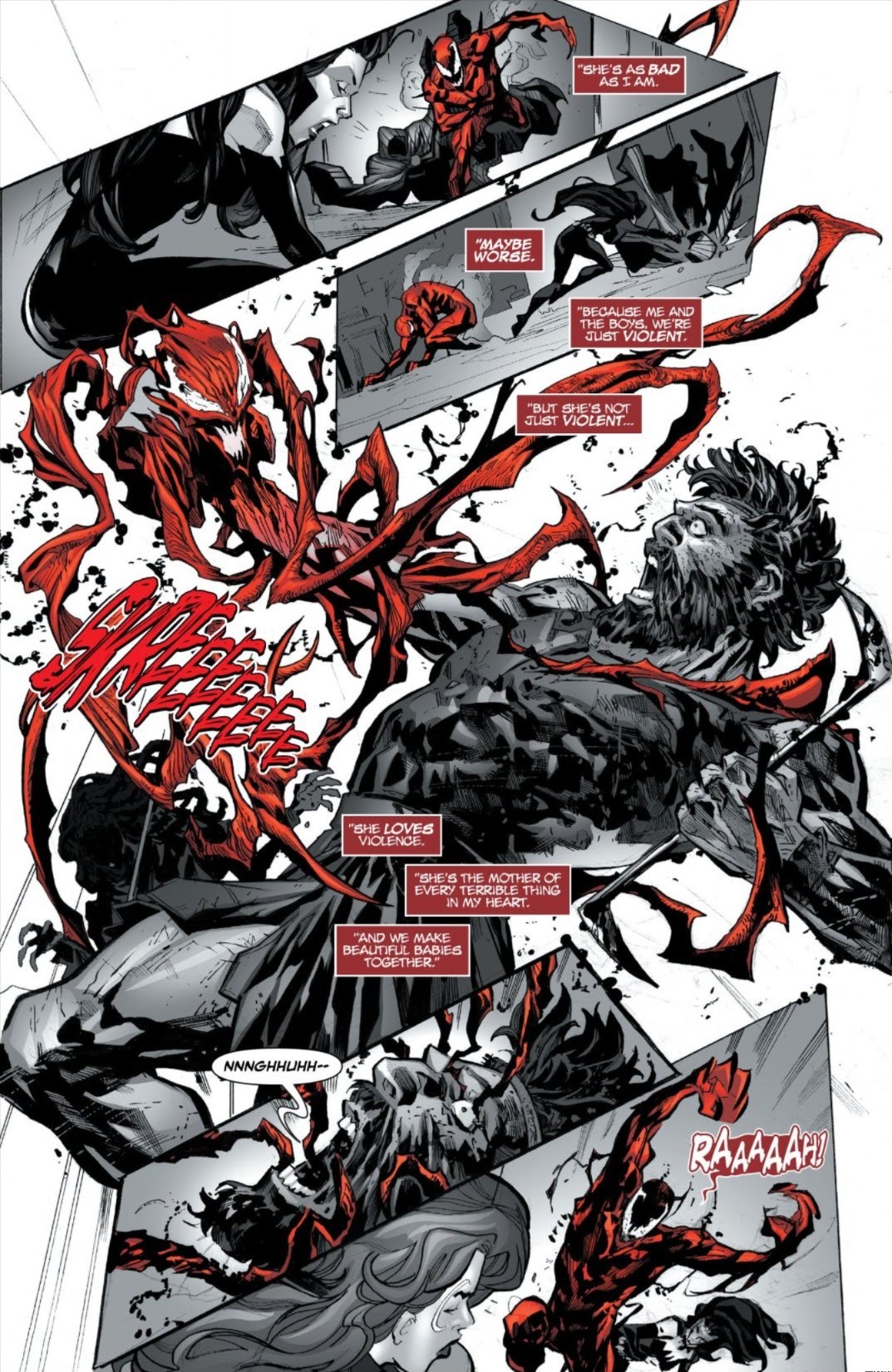 Read online Carnage: Black, White & Blood comic -  Issue #1 - 9