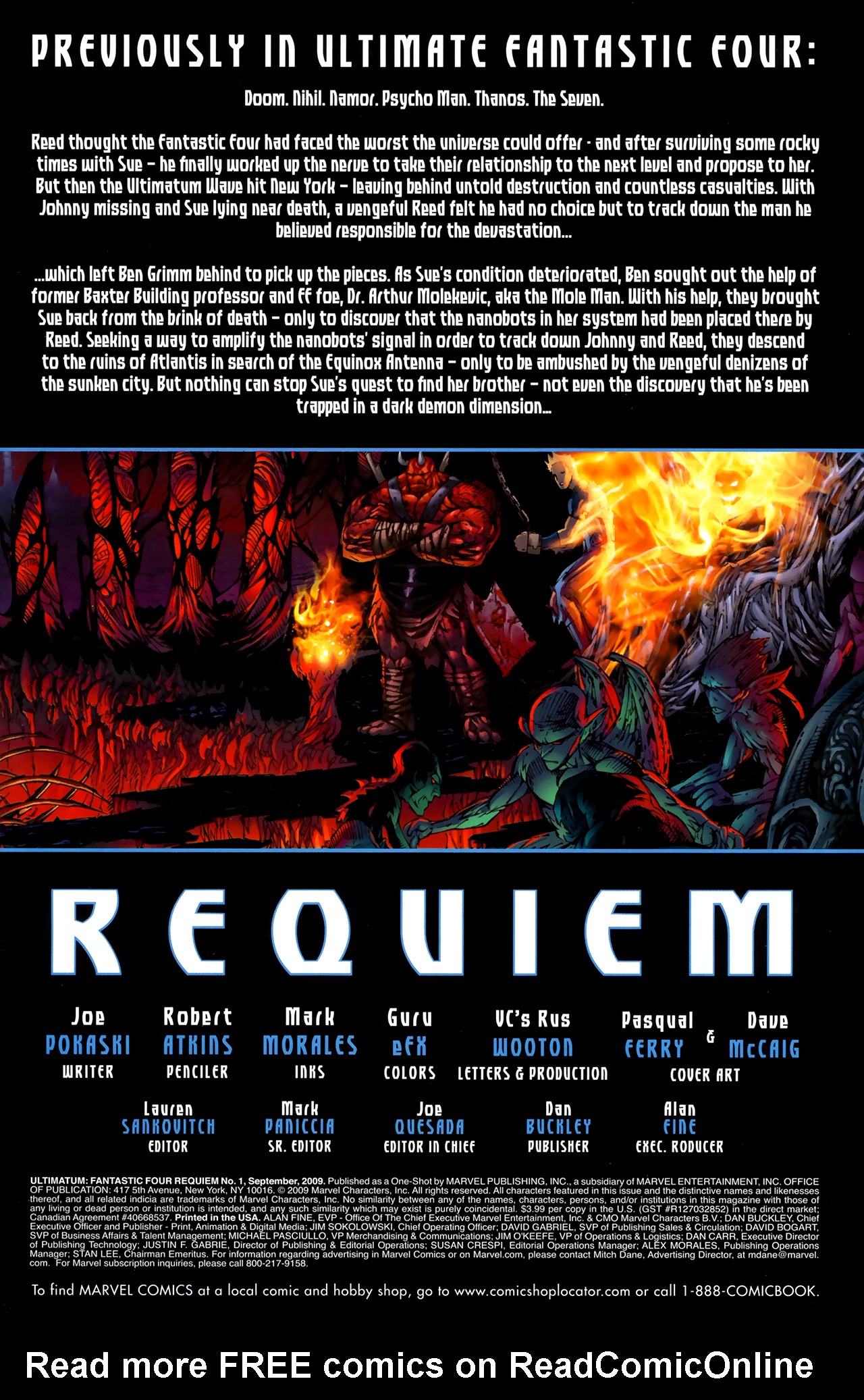 Read online Ultimatum: Fantastic Four Requiem comic -  Issue # Full - 3