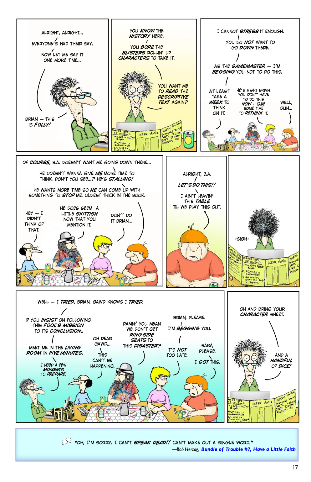 Read online Knights of the Dinner Table comic -  Issue #205 - 19