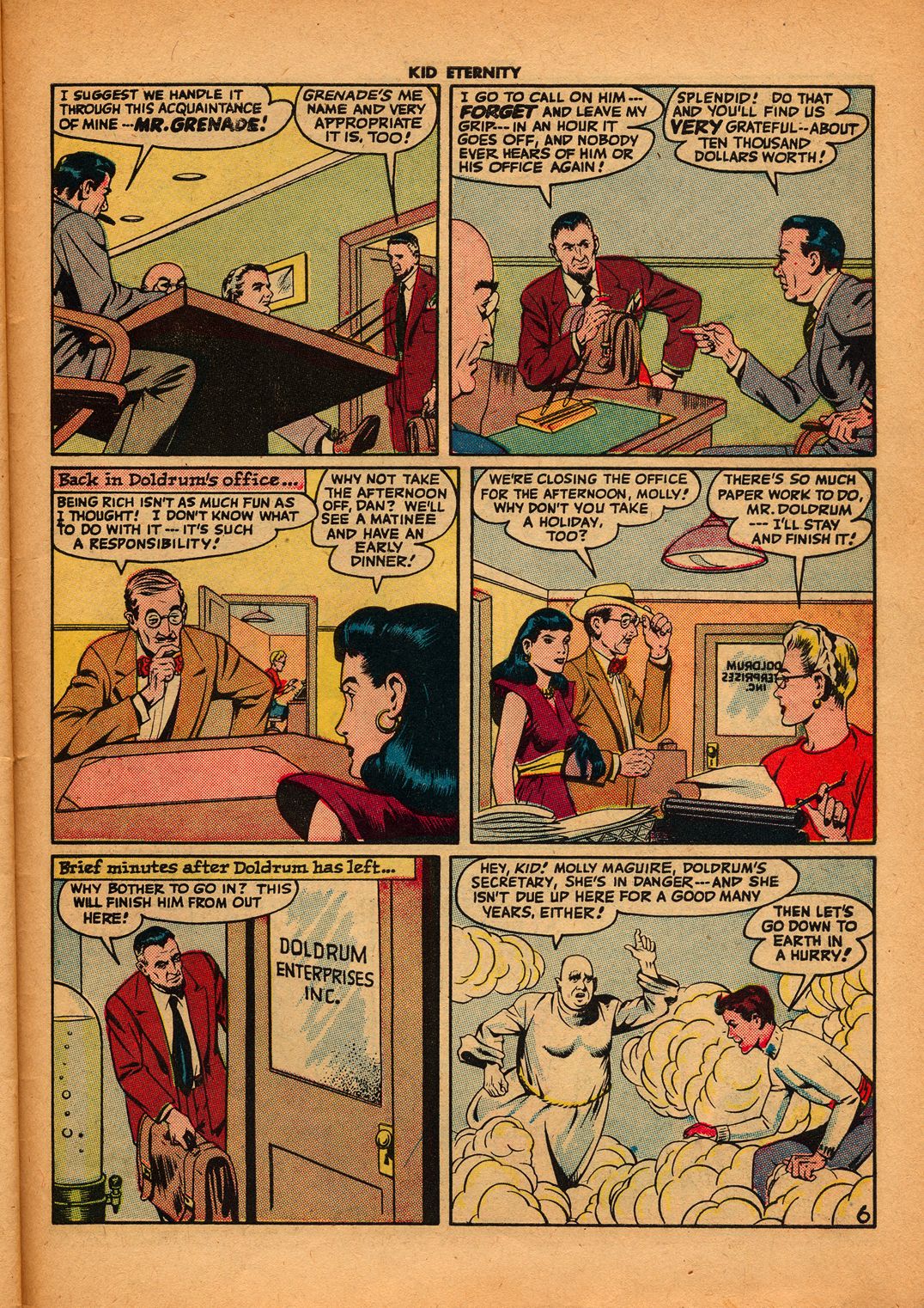 Read online Kid Eternity (1946) comic -  Issue #5 - 41