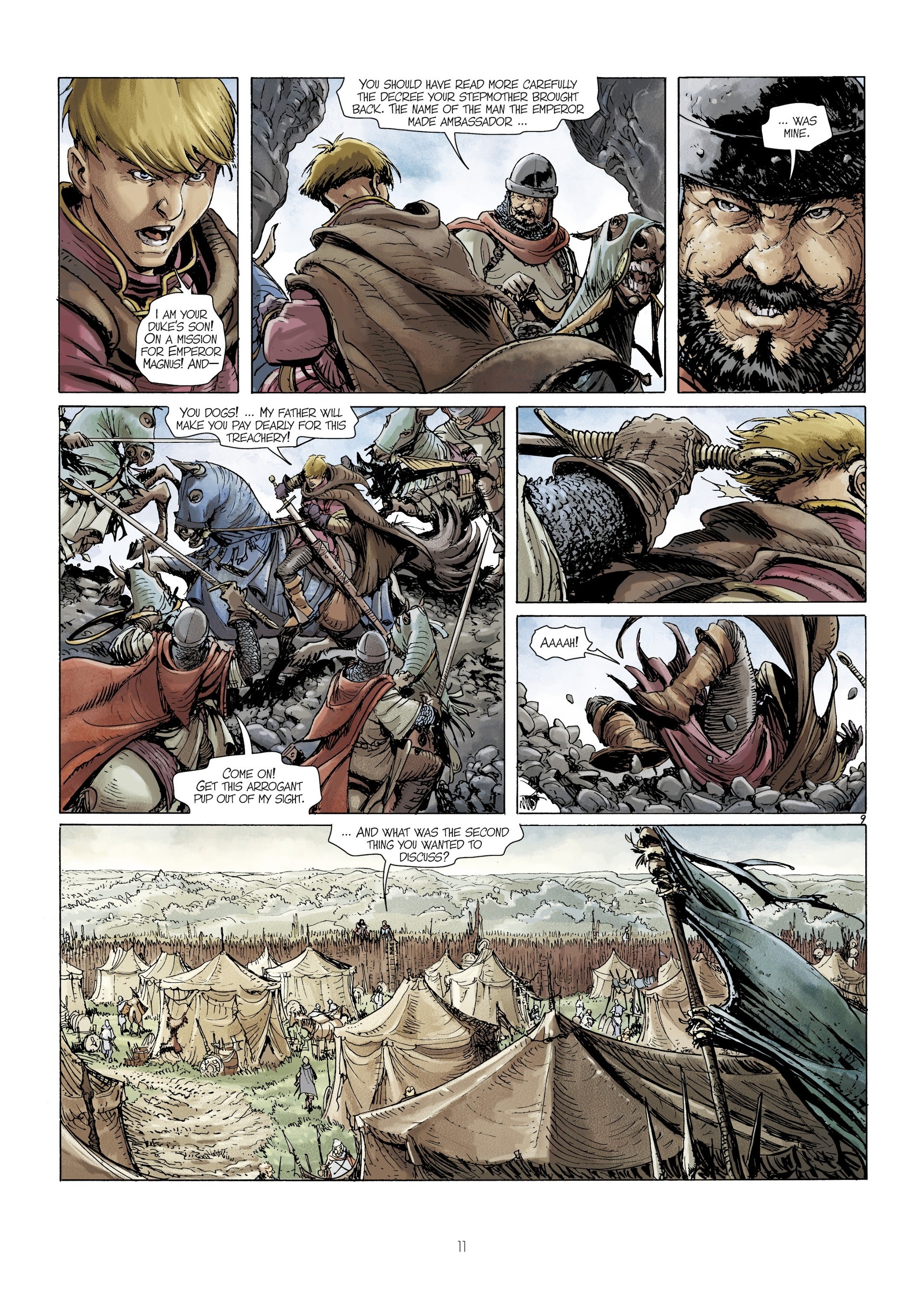 Read online Kriss of Valnor: Red as the Raheborg comic -  Issue # Full - 13