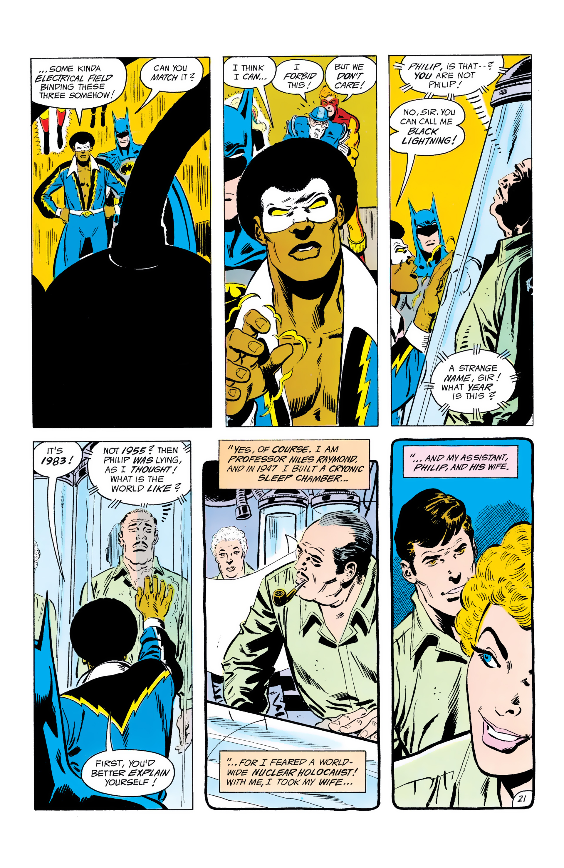 Read online Batman and the Outsiders (1983) comic -  Issue #7 - 22