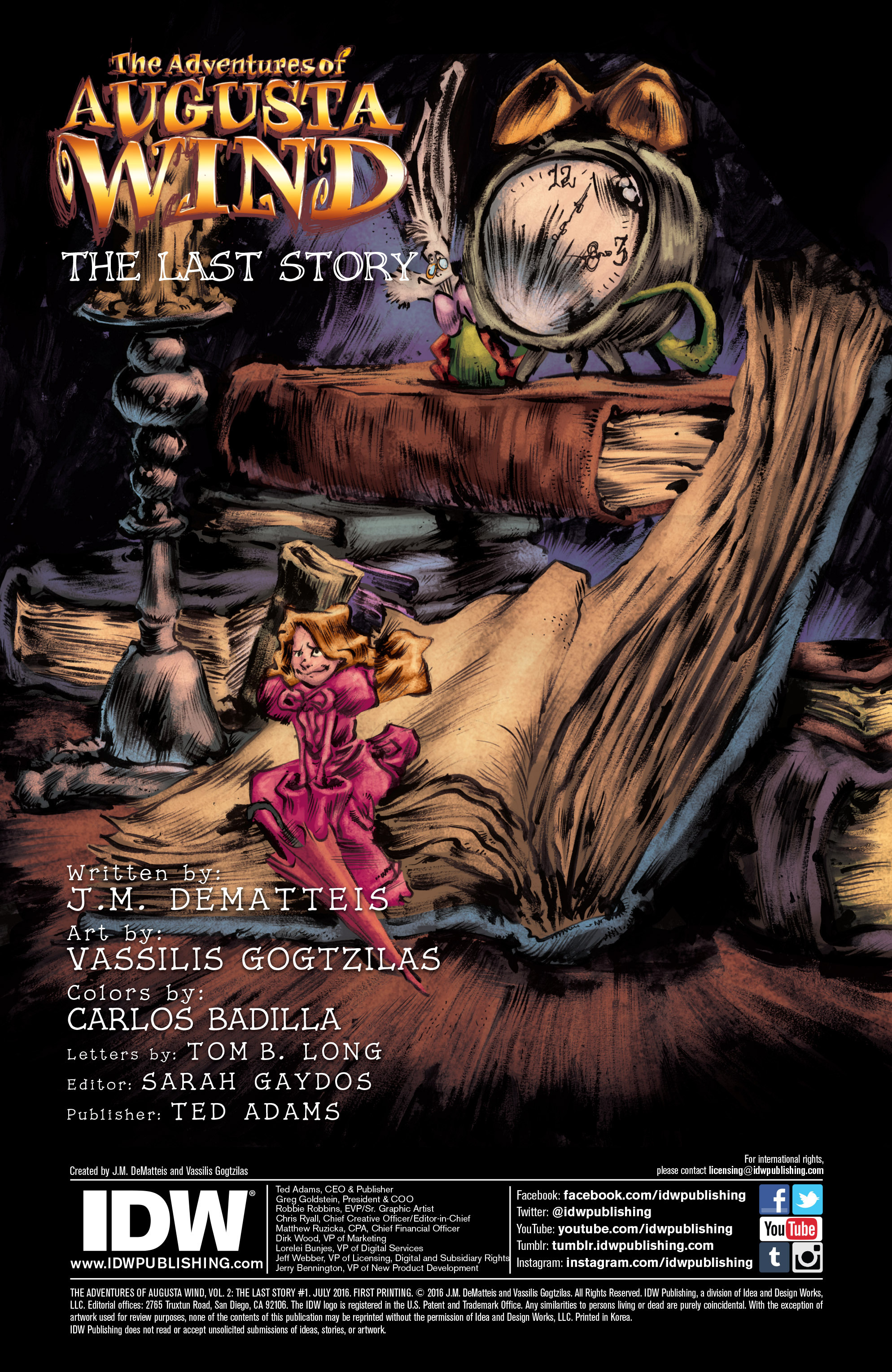 The Adventures of Augusta Wind: The Last Story Issue #1 #1 - English 2