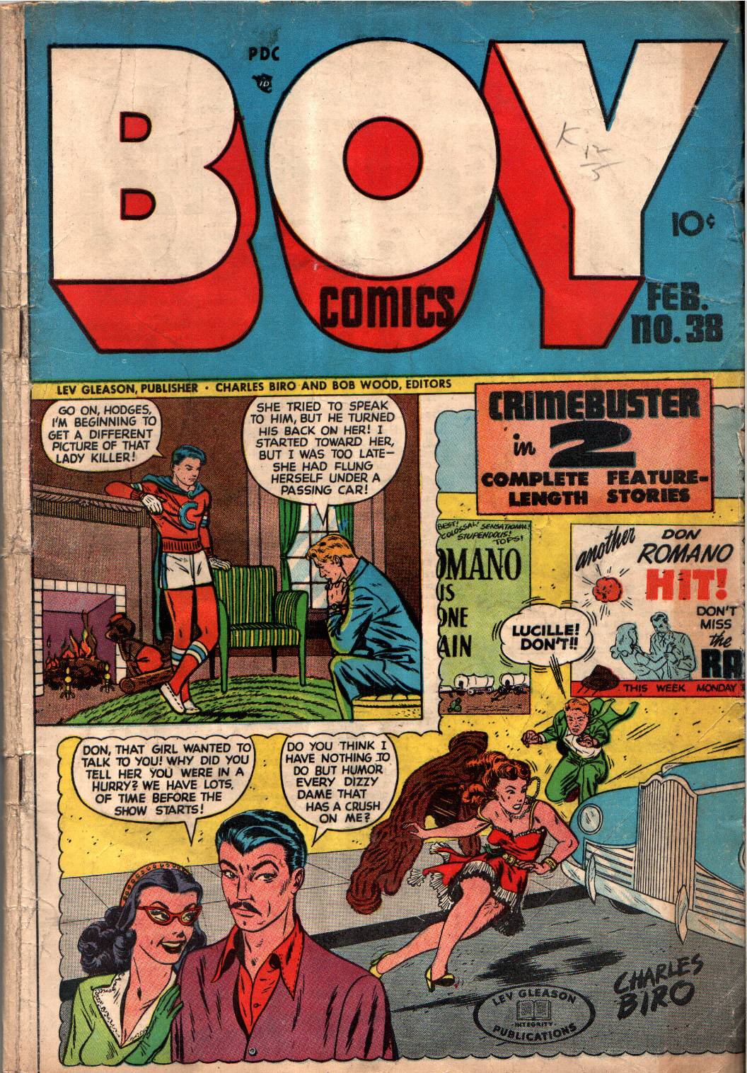 Read online Boy Comics comic -  Issue #38 - 1