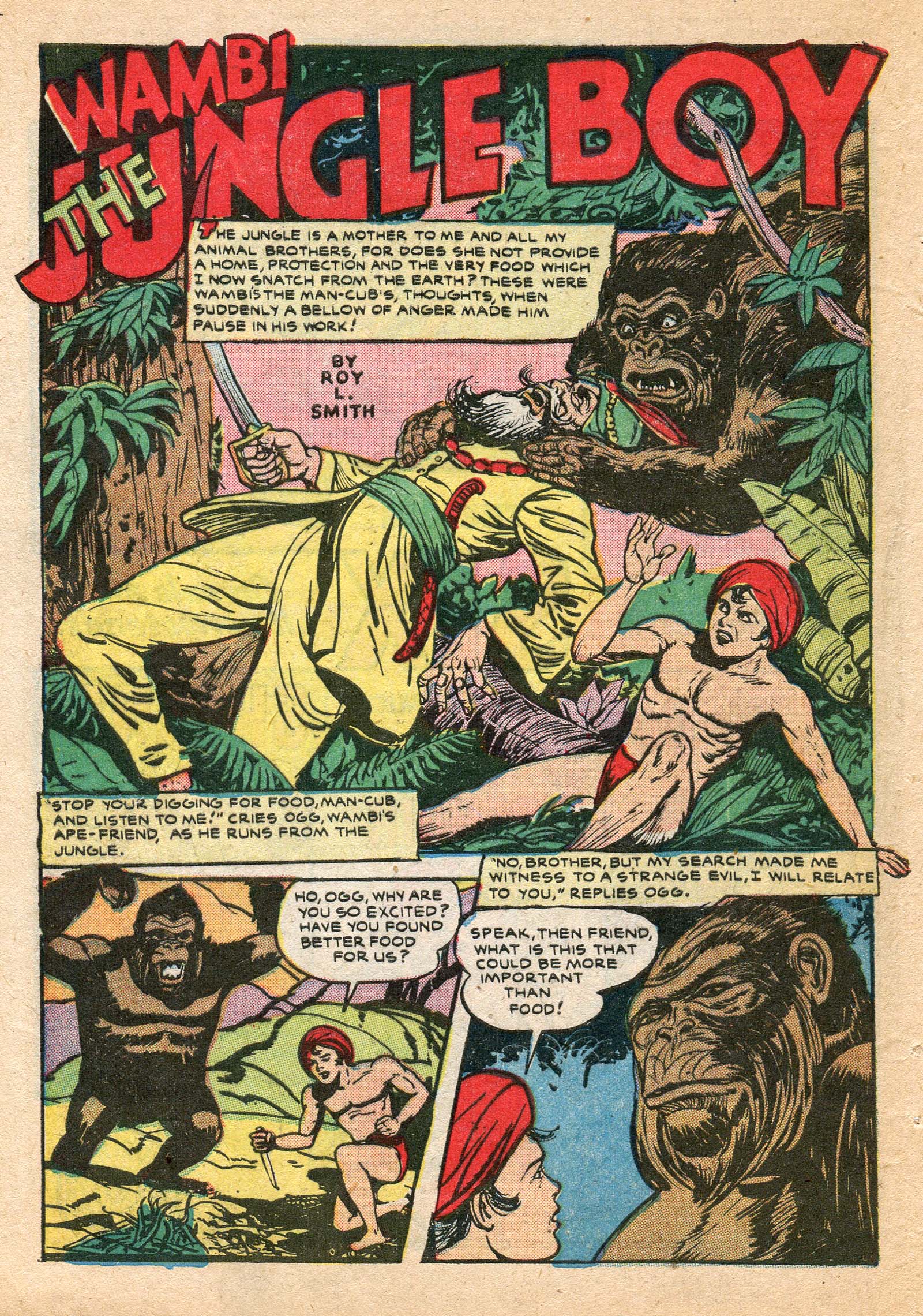 Read online Wambi Jungle Boy comic -  Issue #7 - 40