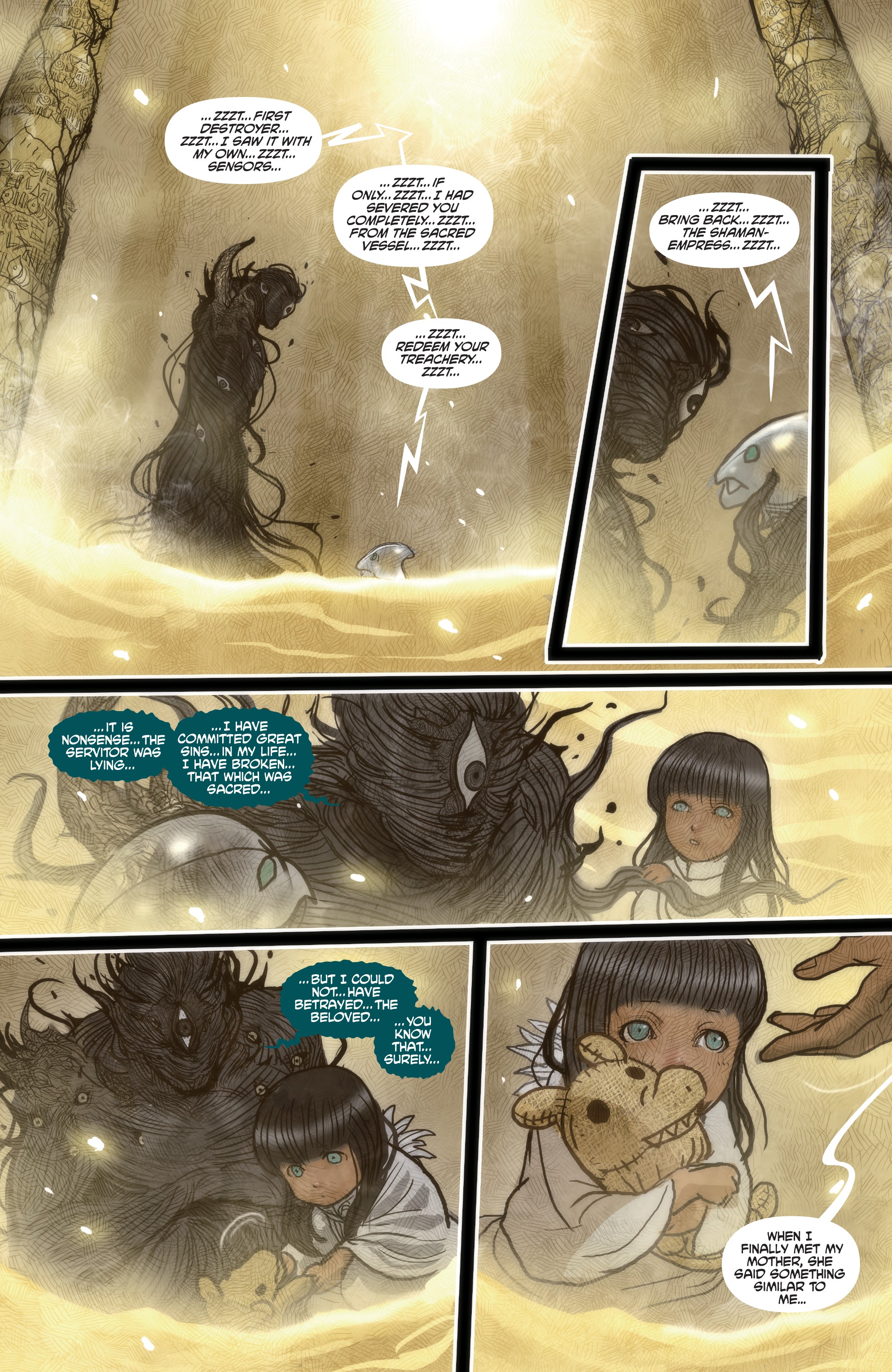 Read online Monstress comic -  Issue #21 - 22