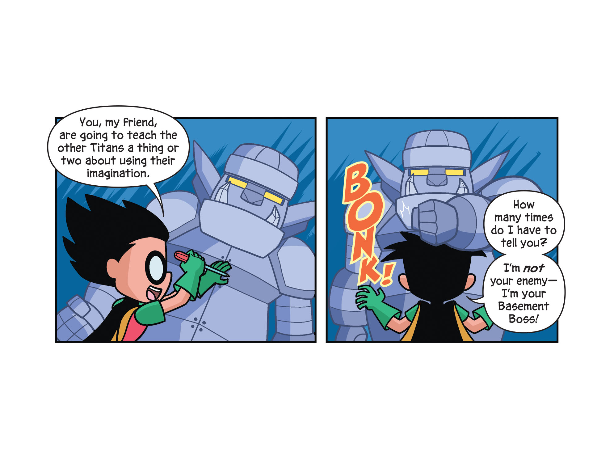 Read online Teen Titans Go! Roll With It! comic -  Issue #4 - 9