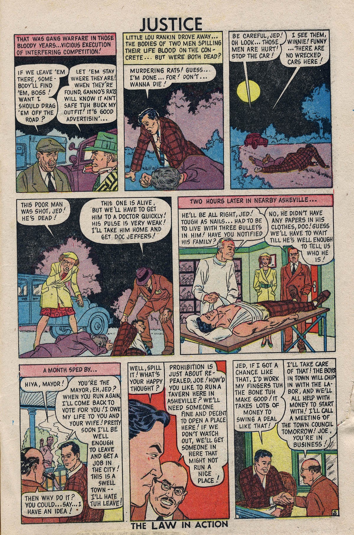 Read online Justice Comics (1948) comic -  Issue #12 - 13