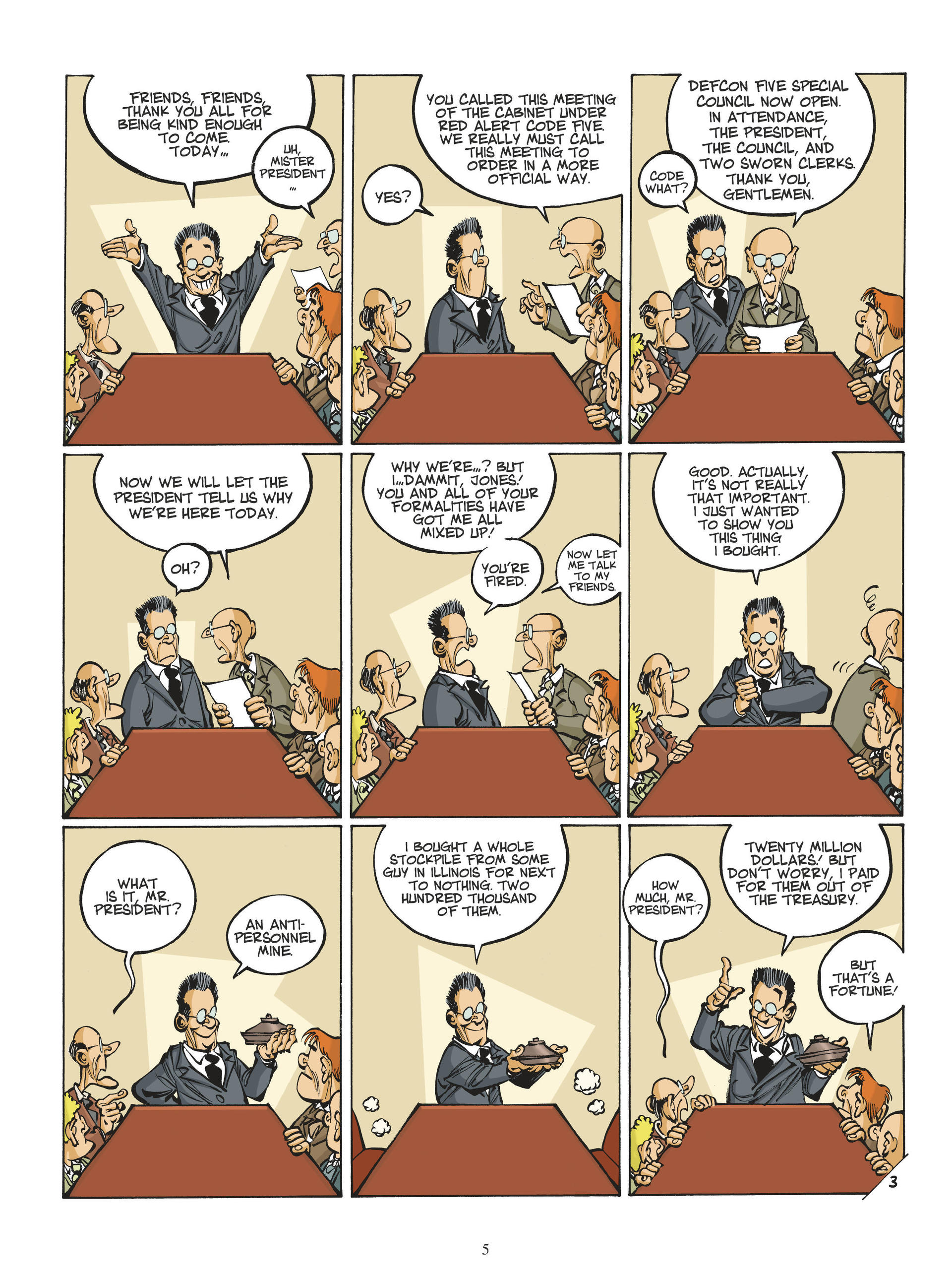 Read online Mister President comic -  Issue #1 - 5