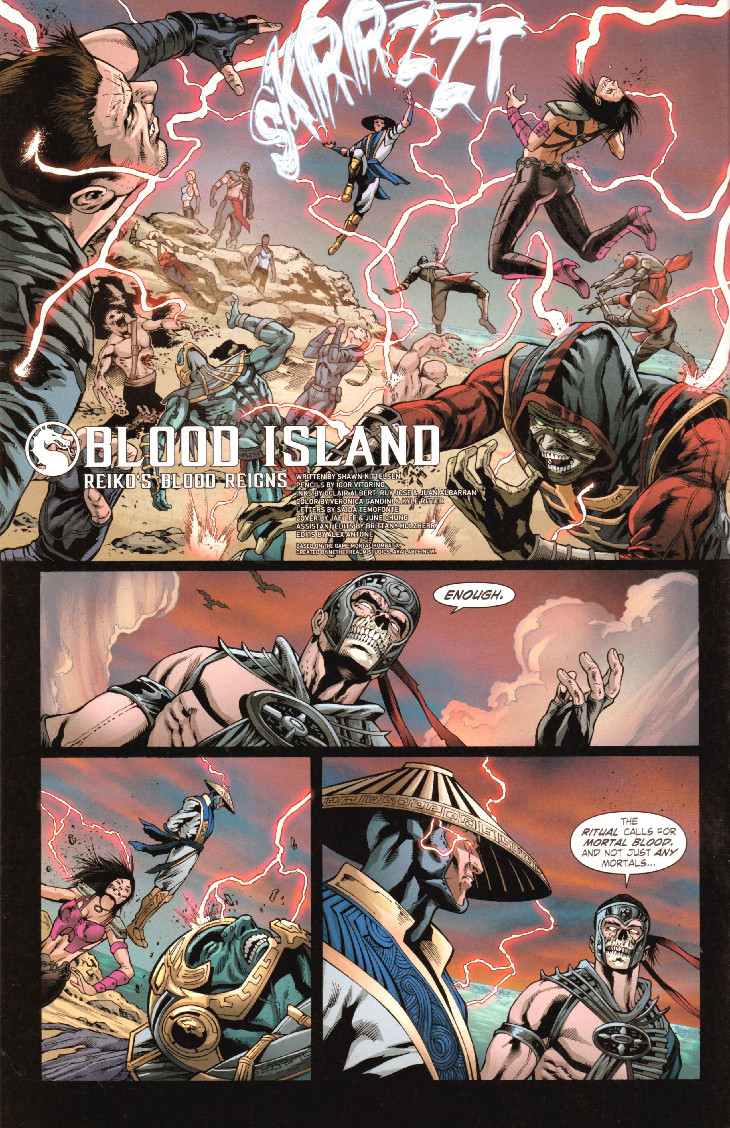 Read online Mortal Kombat X [II] comic -  Issue #10 - 4