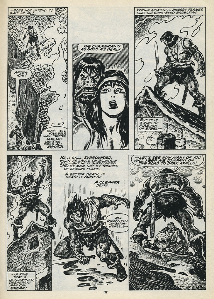 Read online The Savage Sword Of Conan comic -  Issue #199 - 19