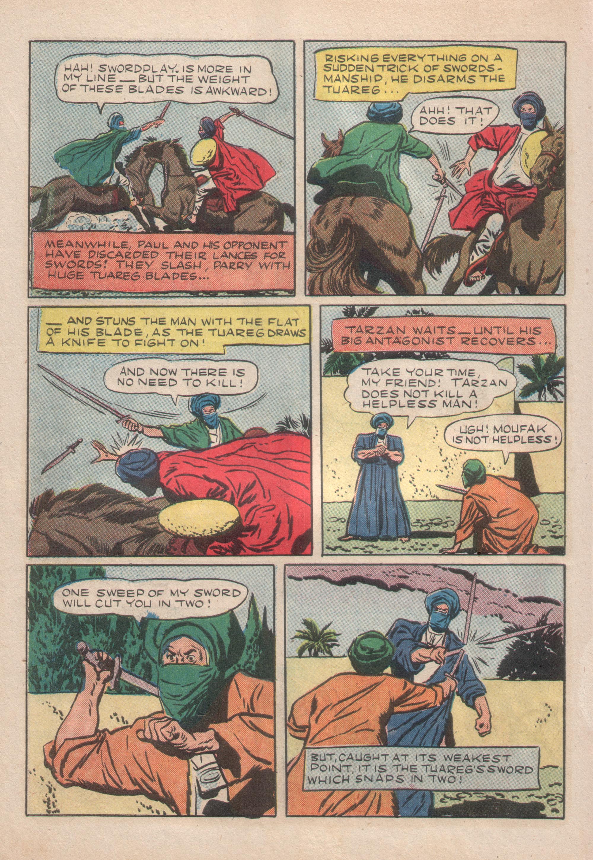 Read online Tarzan (1948) comic -  Issue #42 - 38