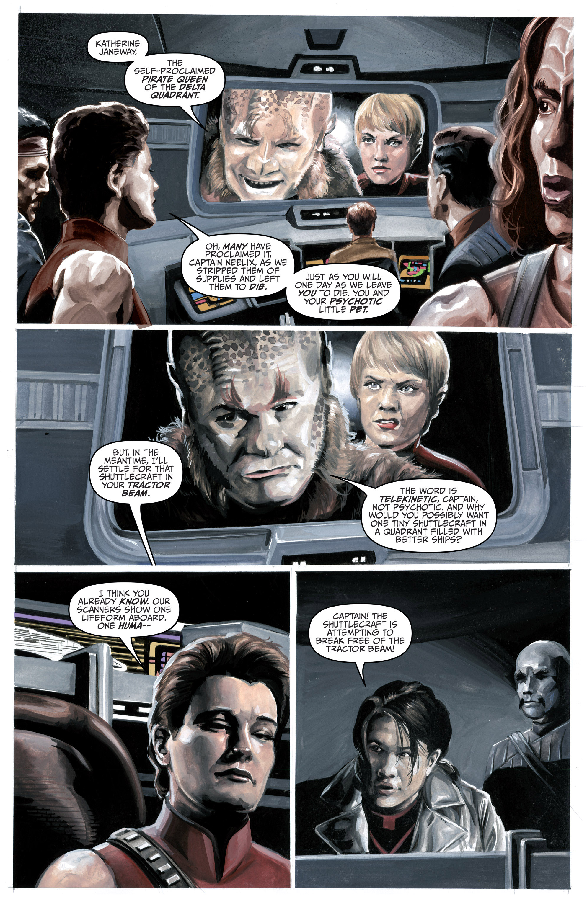 Read online Star Trek: Voyager: Mirrors and Smoke One-Shot comic -  Issue # Full - 4