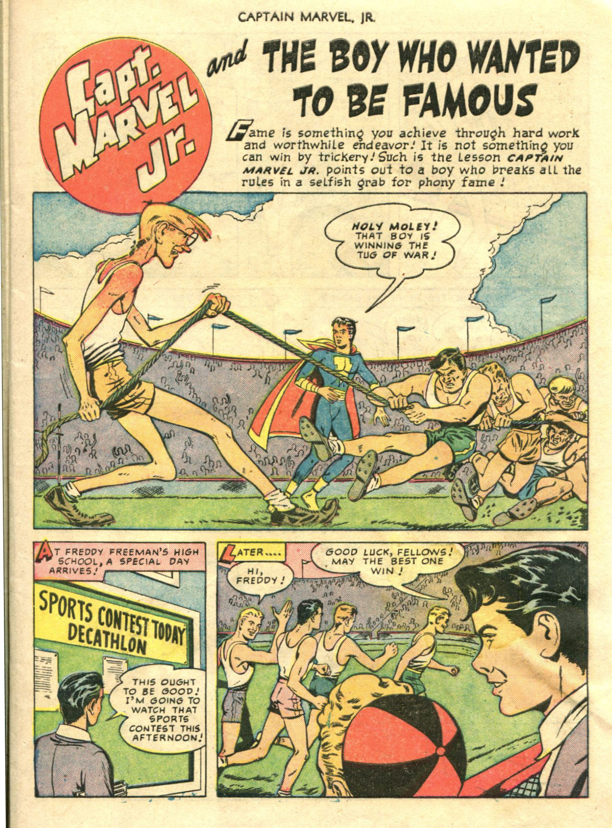 Read online Captain Marvel, Jr. comic -  Issue #85 - 16