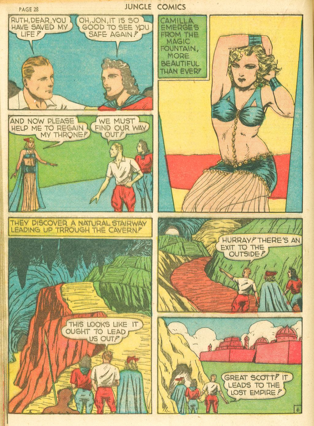 Read online Jungle Comics comic -  Issue #4 - 30