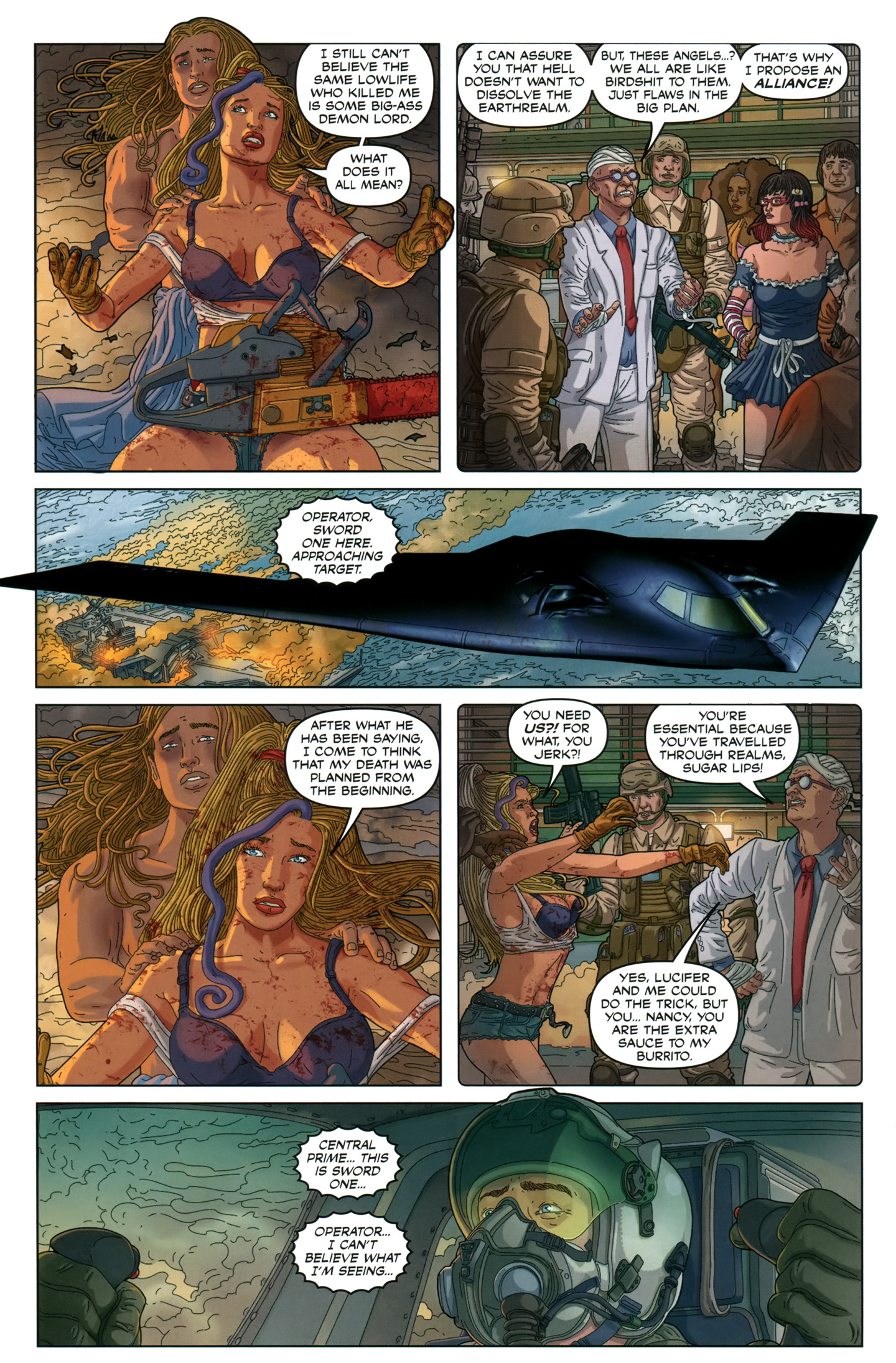 Read online Nancy in Hell On Earth comic -  Issue #3 - 4