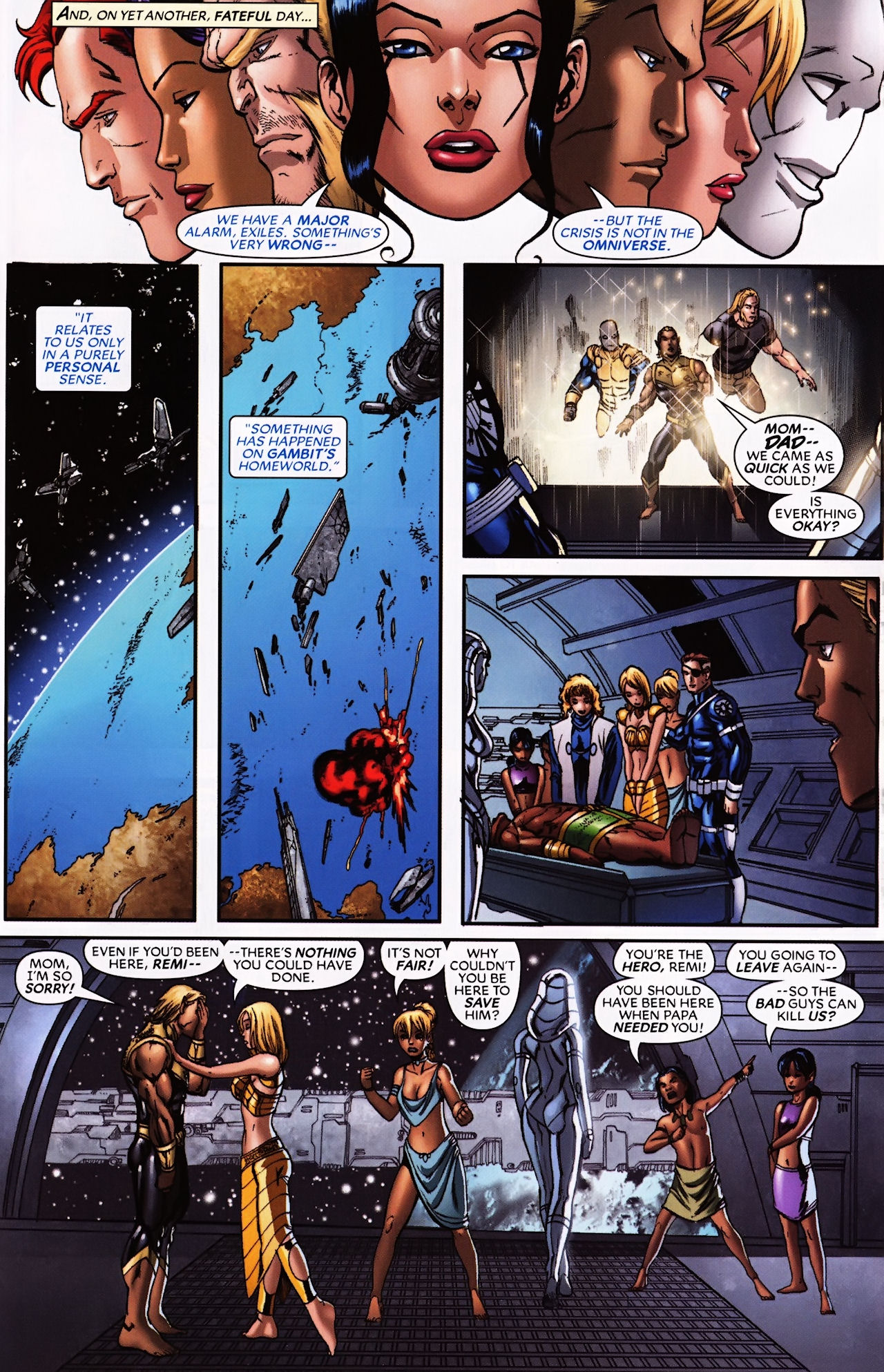 Read online New Exiles comic -  Issue #18 - 19