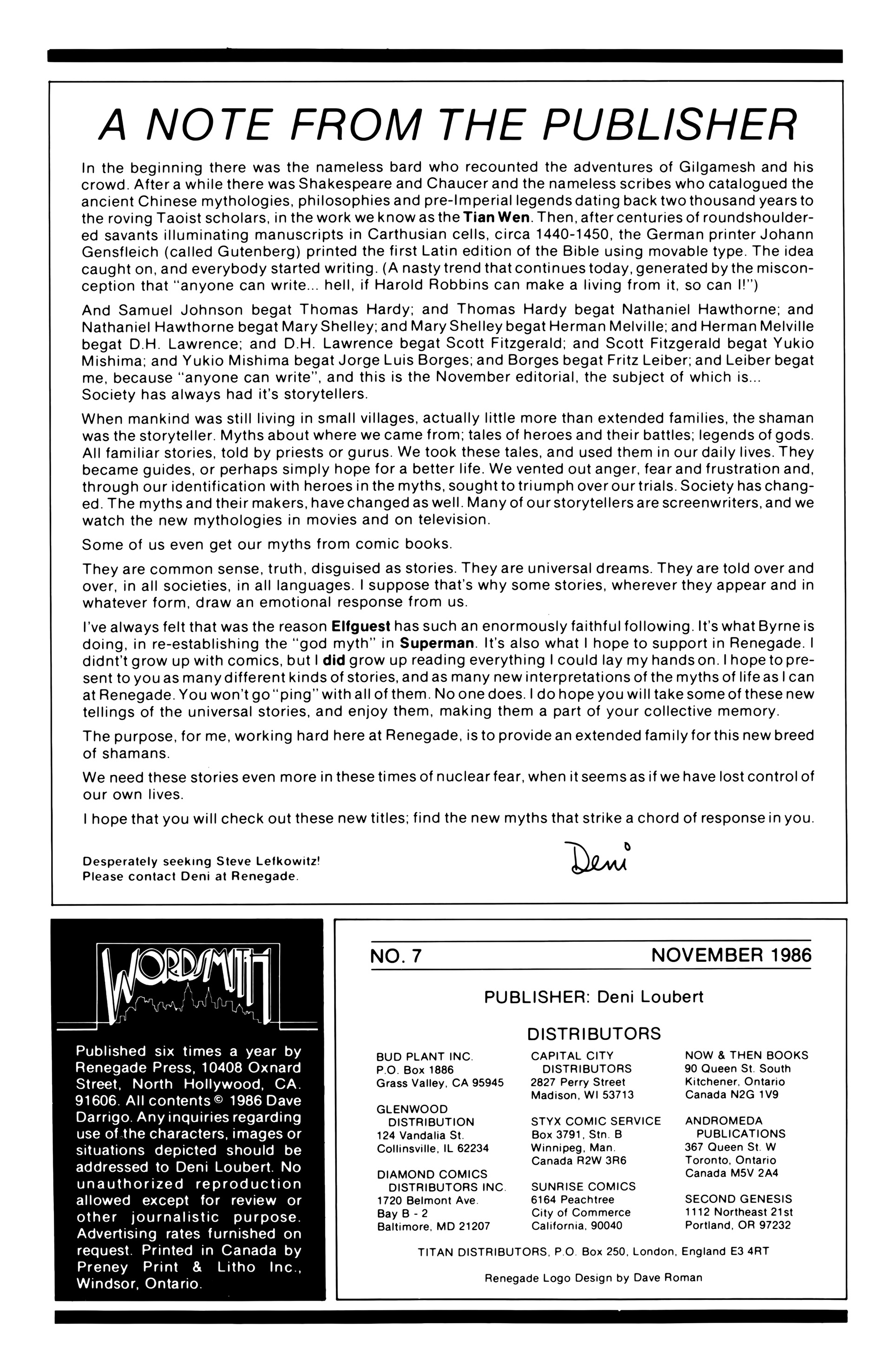 Read online Wordsmith comic -  Issue #7 - 2