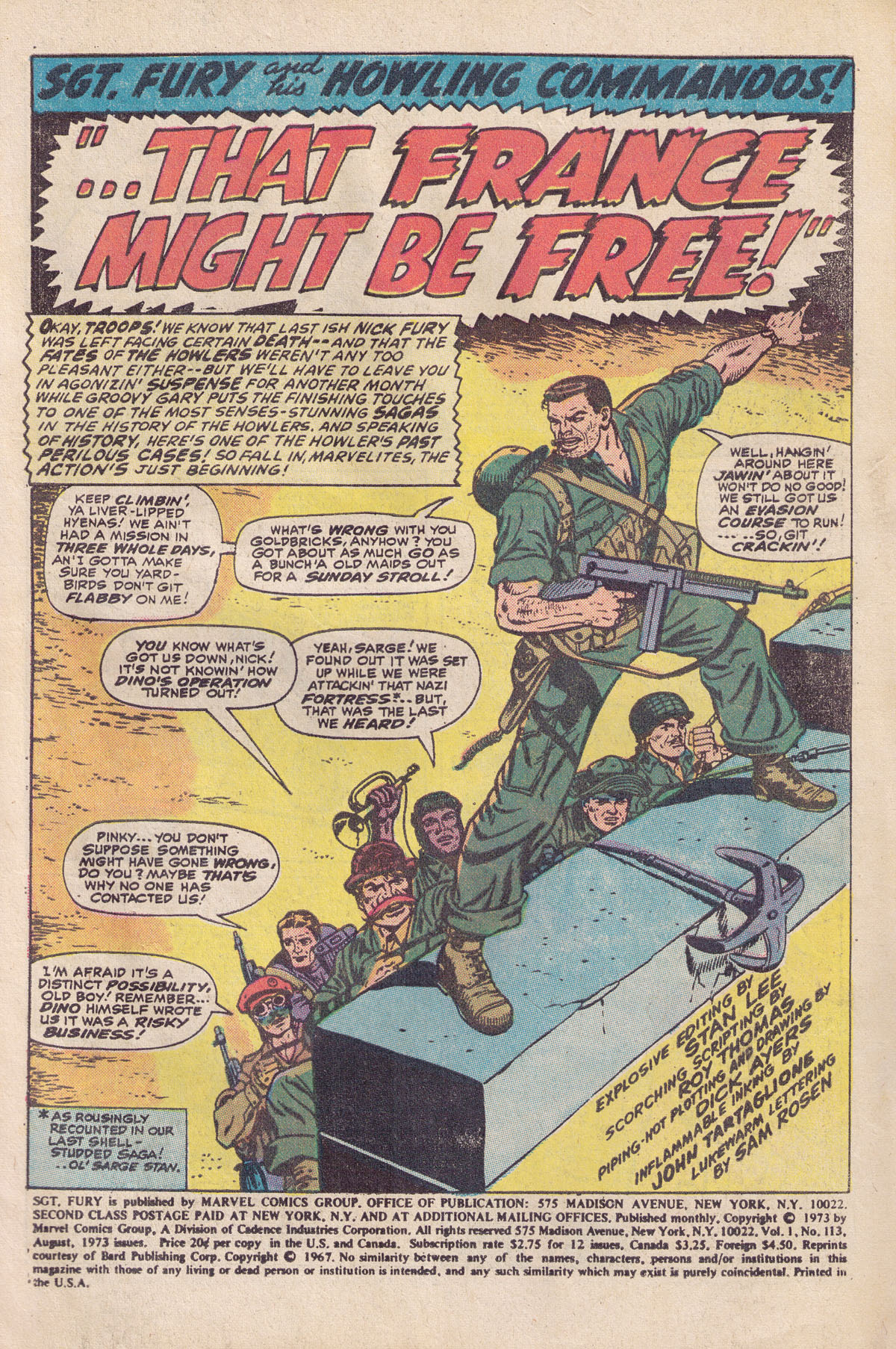 Read online Sgt. Fury comic -  Issue #113 - 3