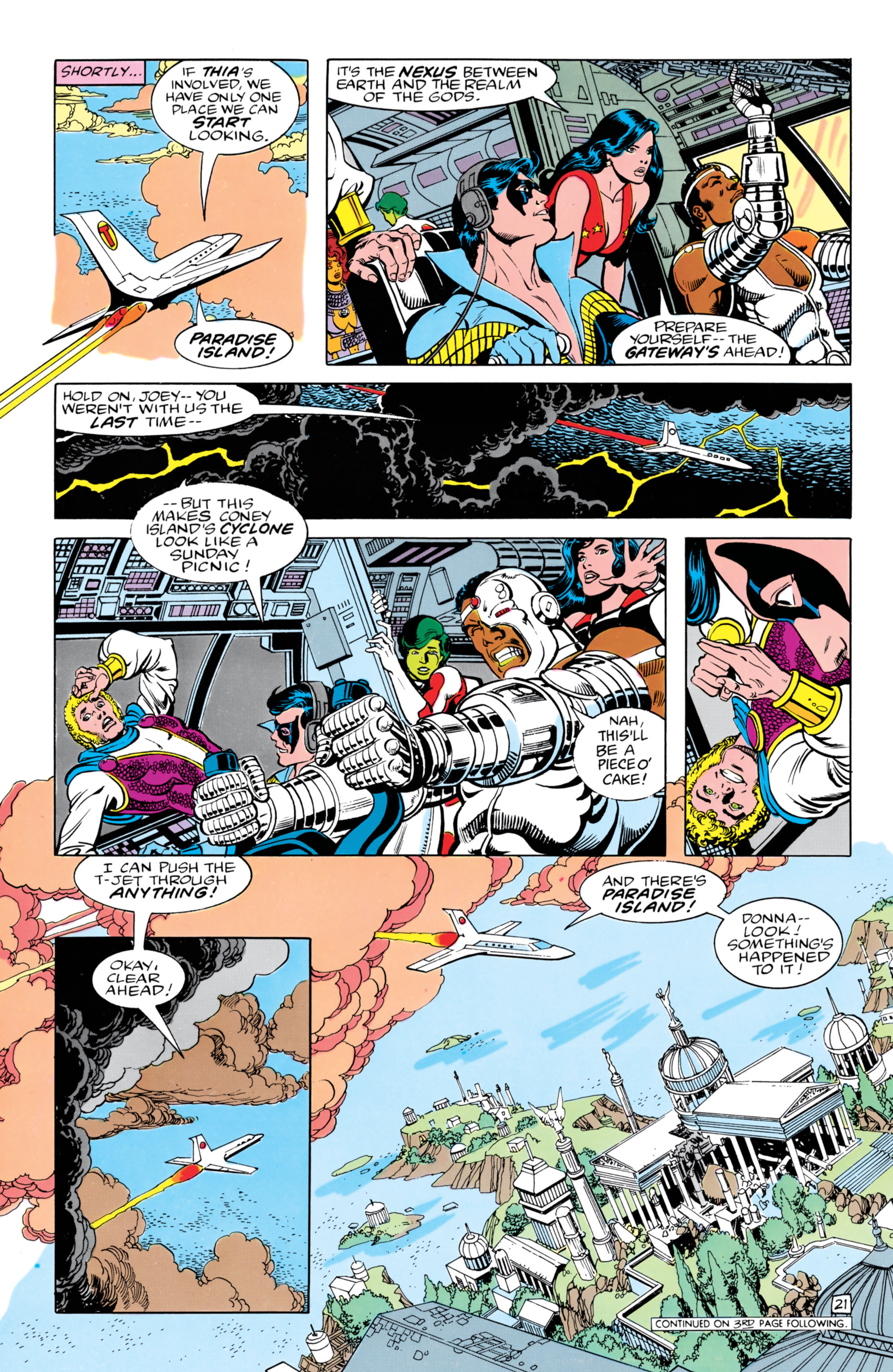 Read online The New Teen Titans (1984) comic -  Issue #7 - 21