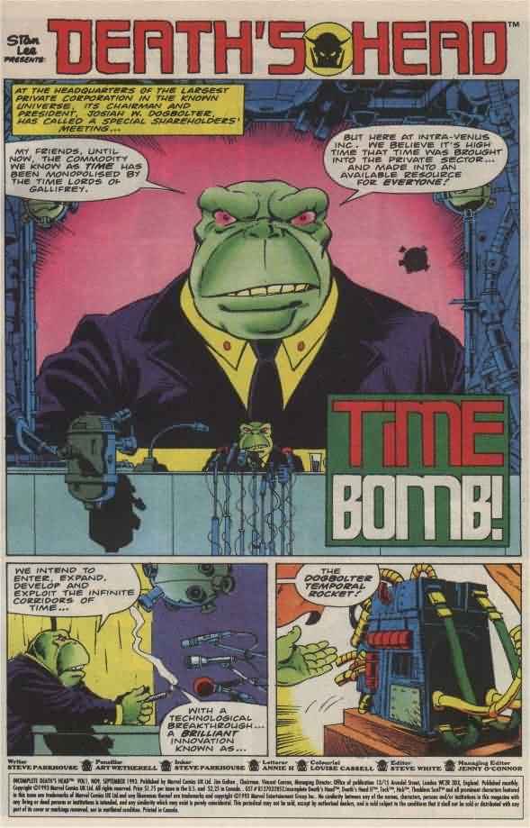 Read online The Incomplete Death's Head comic -  Issue #9 - 2