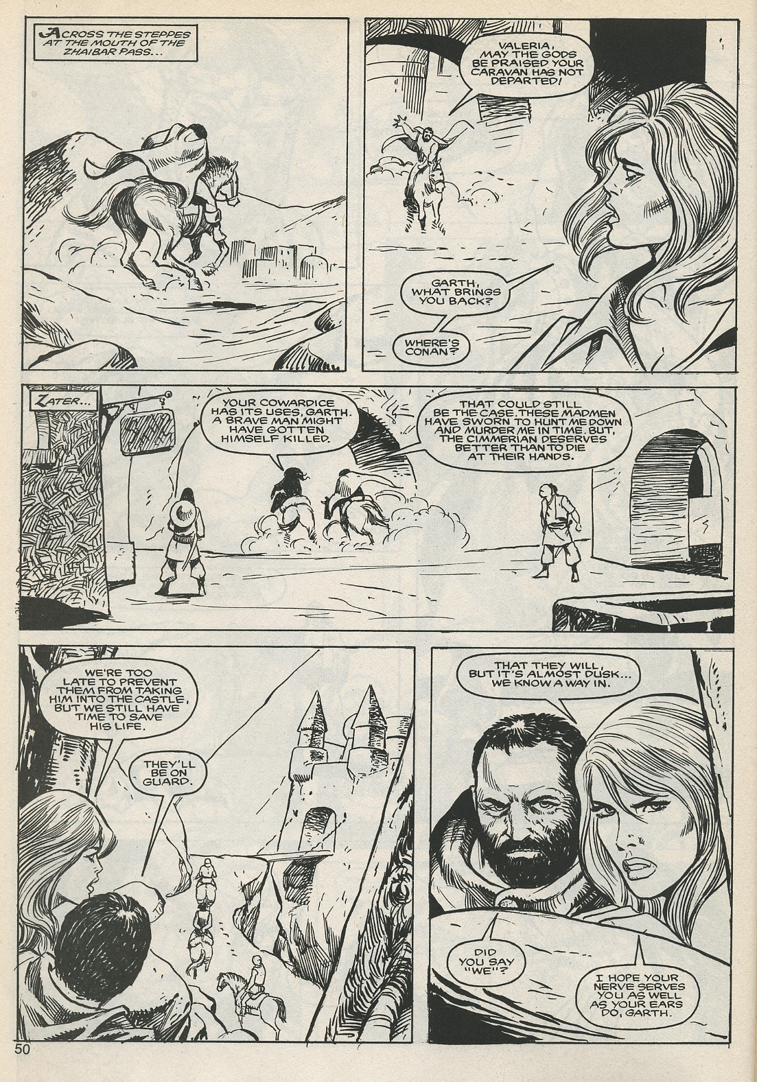 Read online The Savage Sword Of Conan comic -  Issue #127 - 50