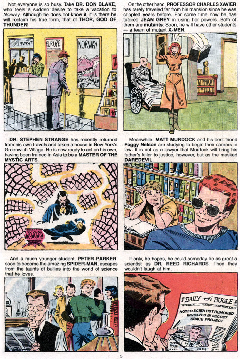 Read online Marvel Saga: The Official History of the Marvel Universe comic -  Issue #1 - 7