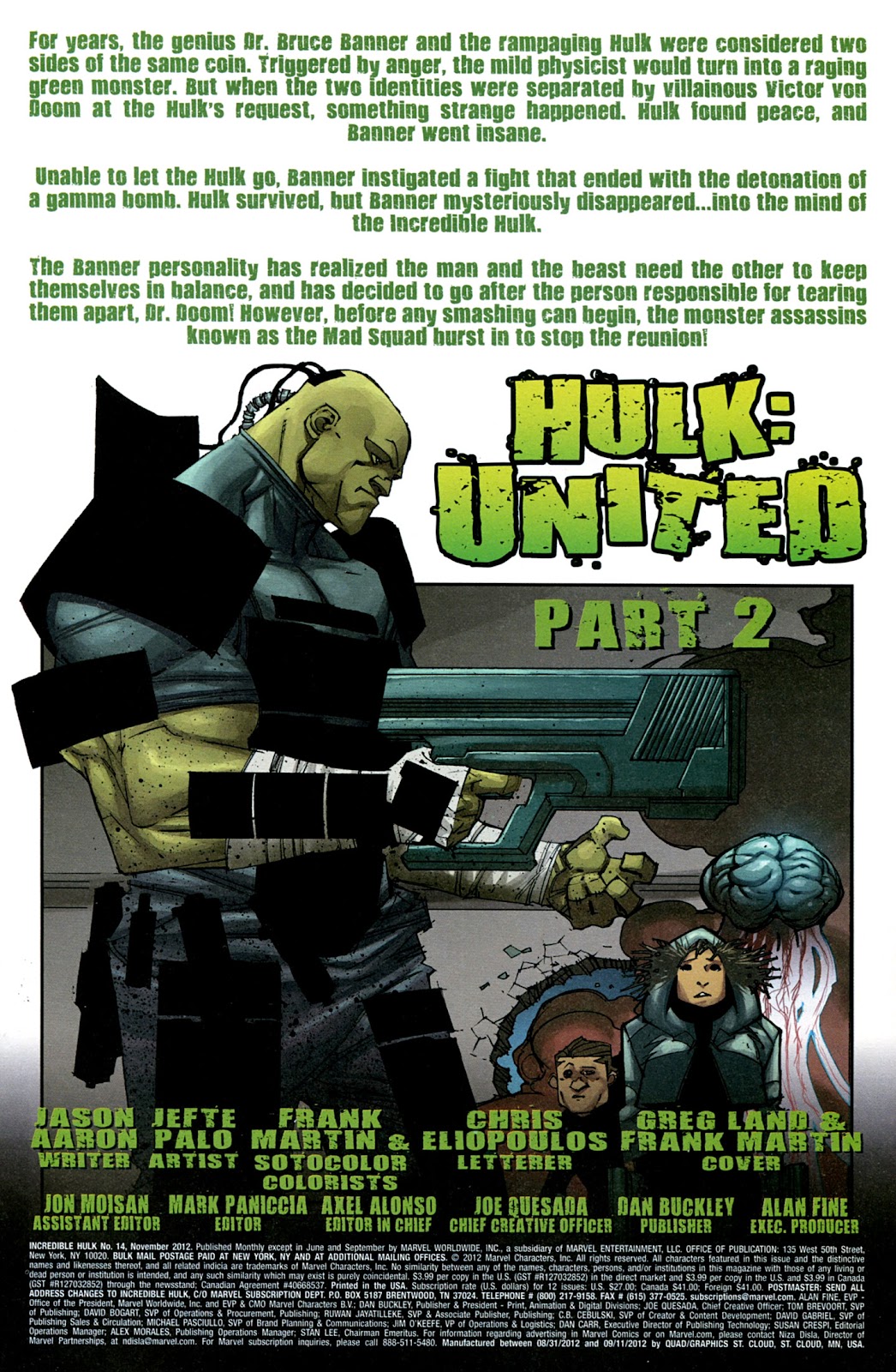 Incredible Hulk (2011) issue 14 - Page 2