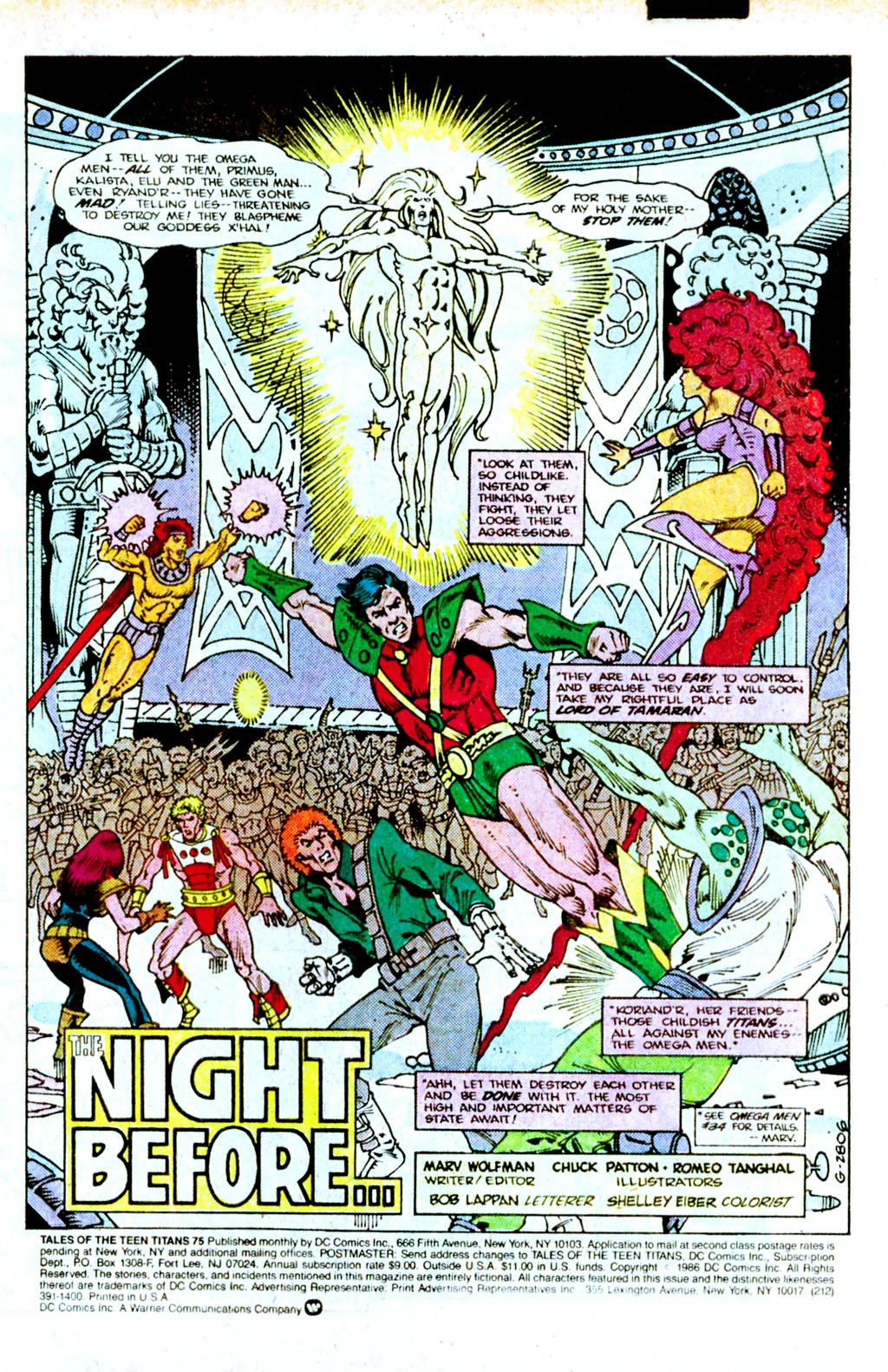 Read online Tales of the Teen Titans comic -  Issue #75 - 2