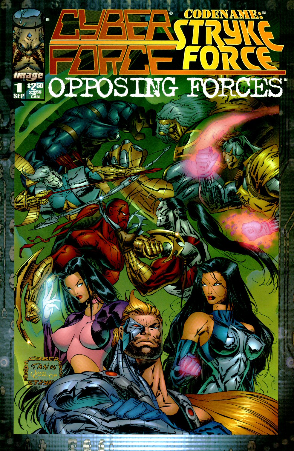 Read online Cyberforce/Strykeforce: Opposing Forces comic -  Issue #1 - 1