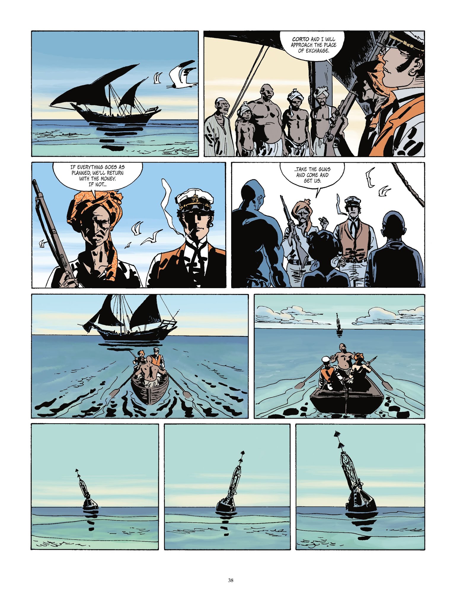 Read online Corto Maltese [GER] comic -  Issue #16 - 38