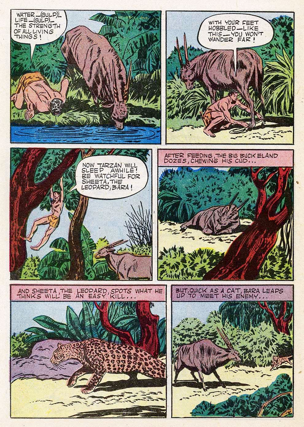 Read online Tarzan (1948) comic -  Issue #16 - 46