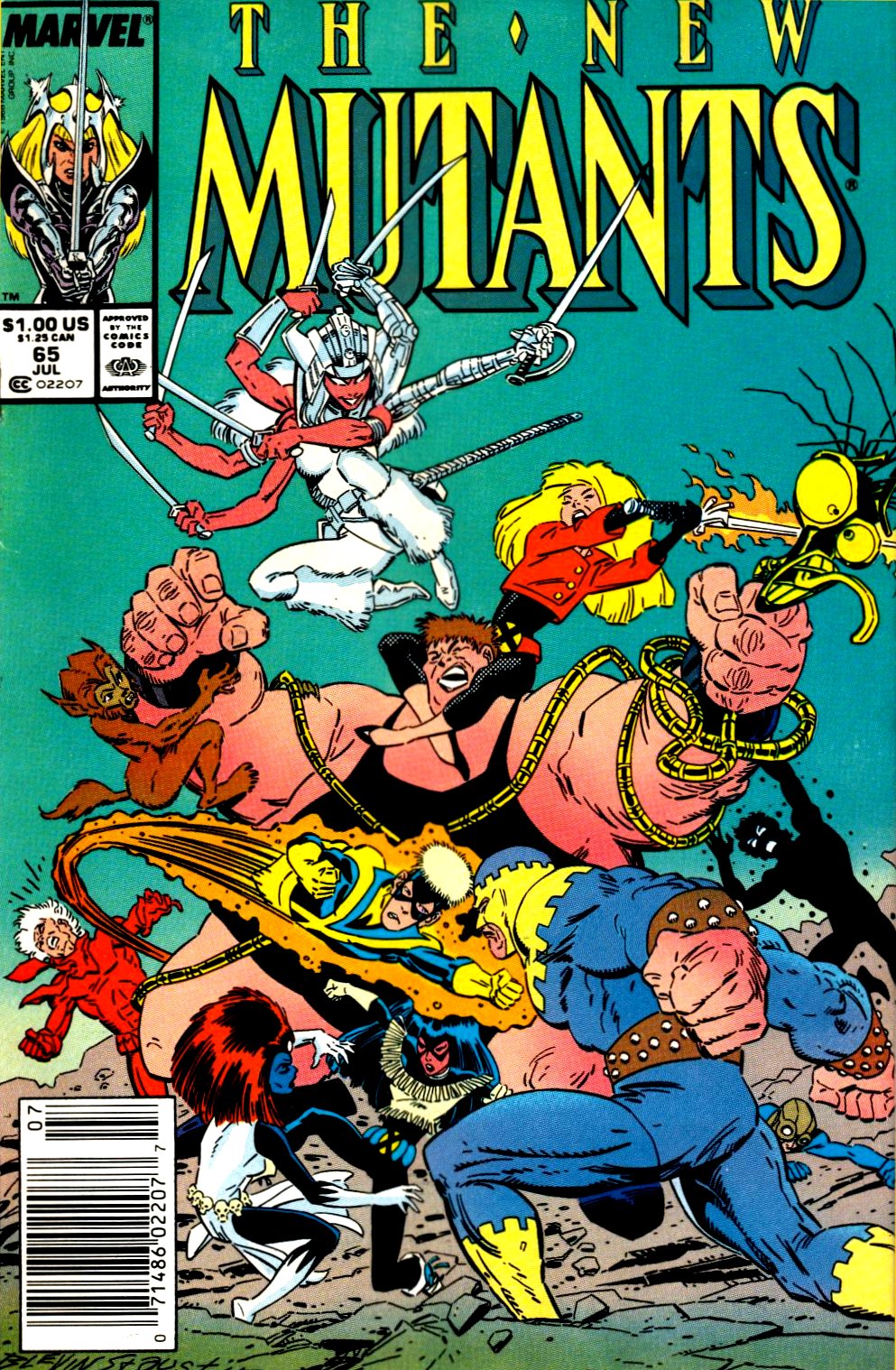 Read online The New Mutants comic -  Issue #65 - 1