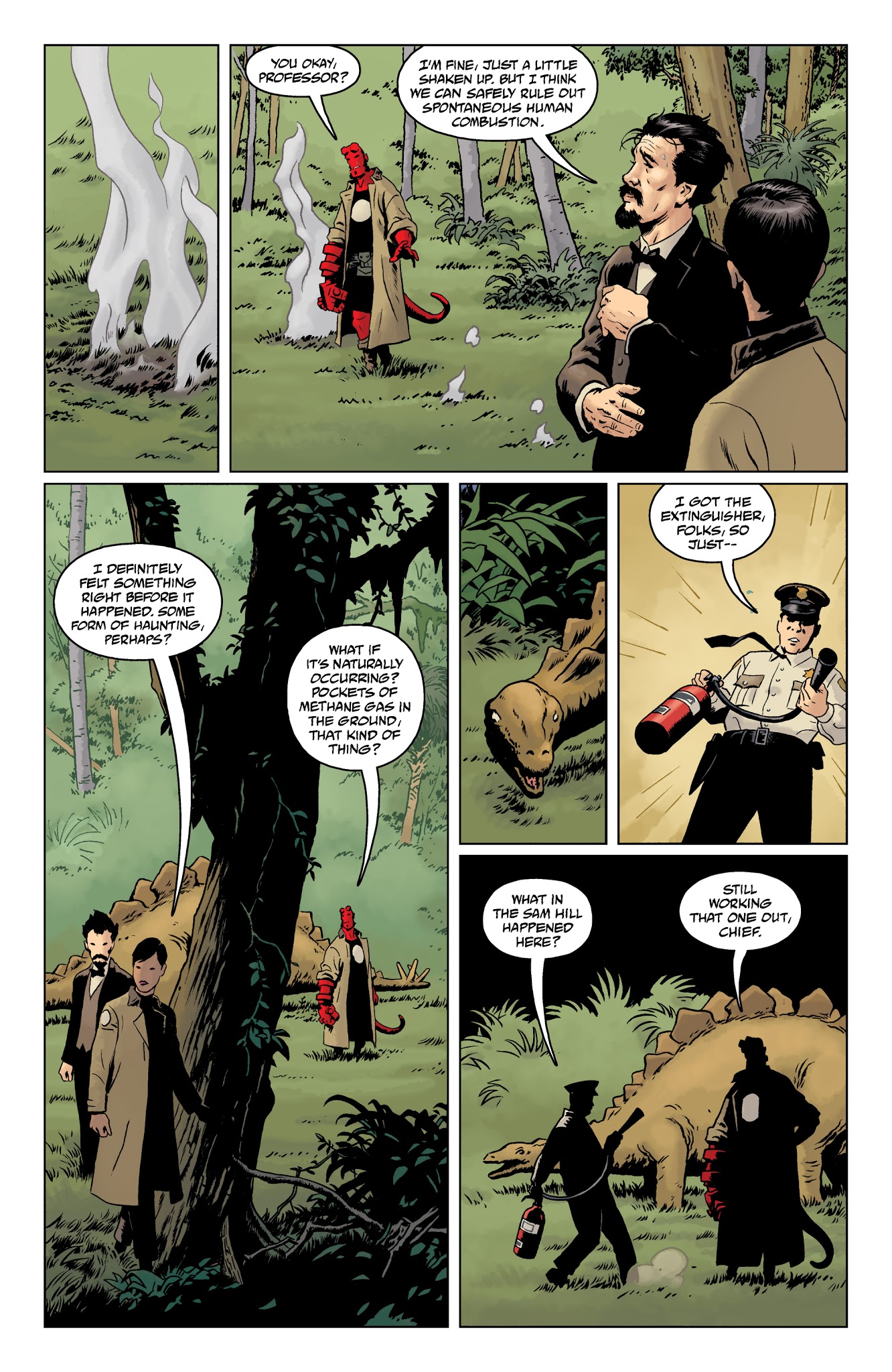 Read online Hellboy and the B.P.R.D.: 1955--Burning Season comic -  Issue # Full - 10