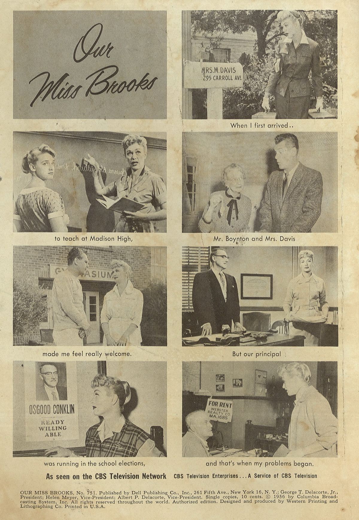 Read online Four Color Comics comic -  Issue #751 - 2