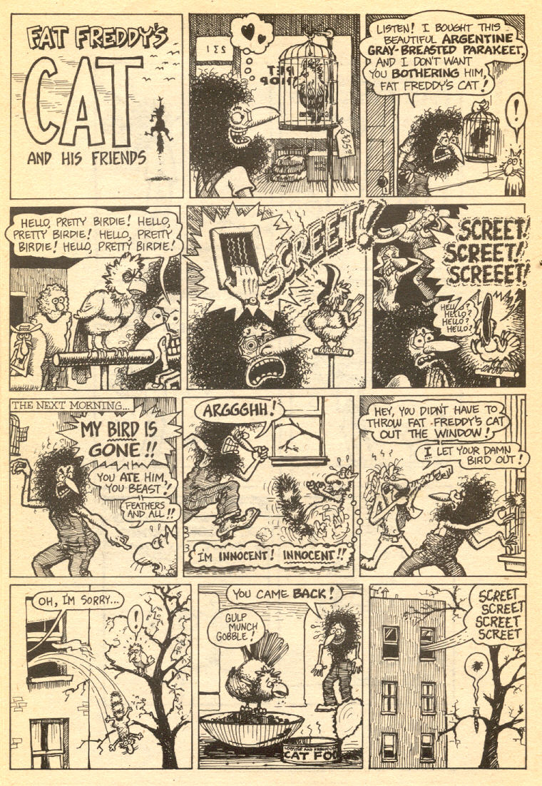 Read online Adventures of Fat Freddy's Cat comic -  Issue #2 - 22