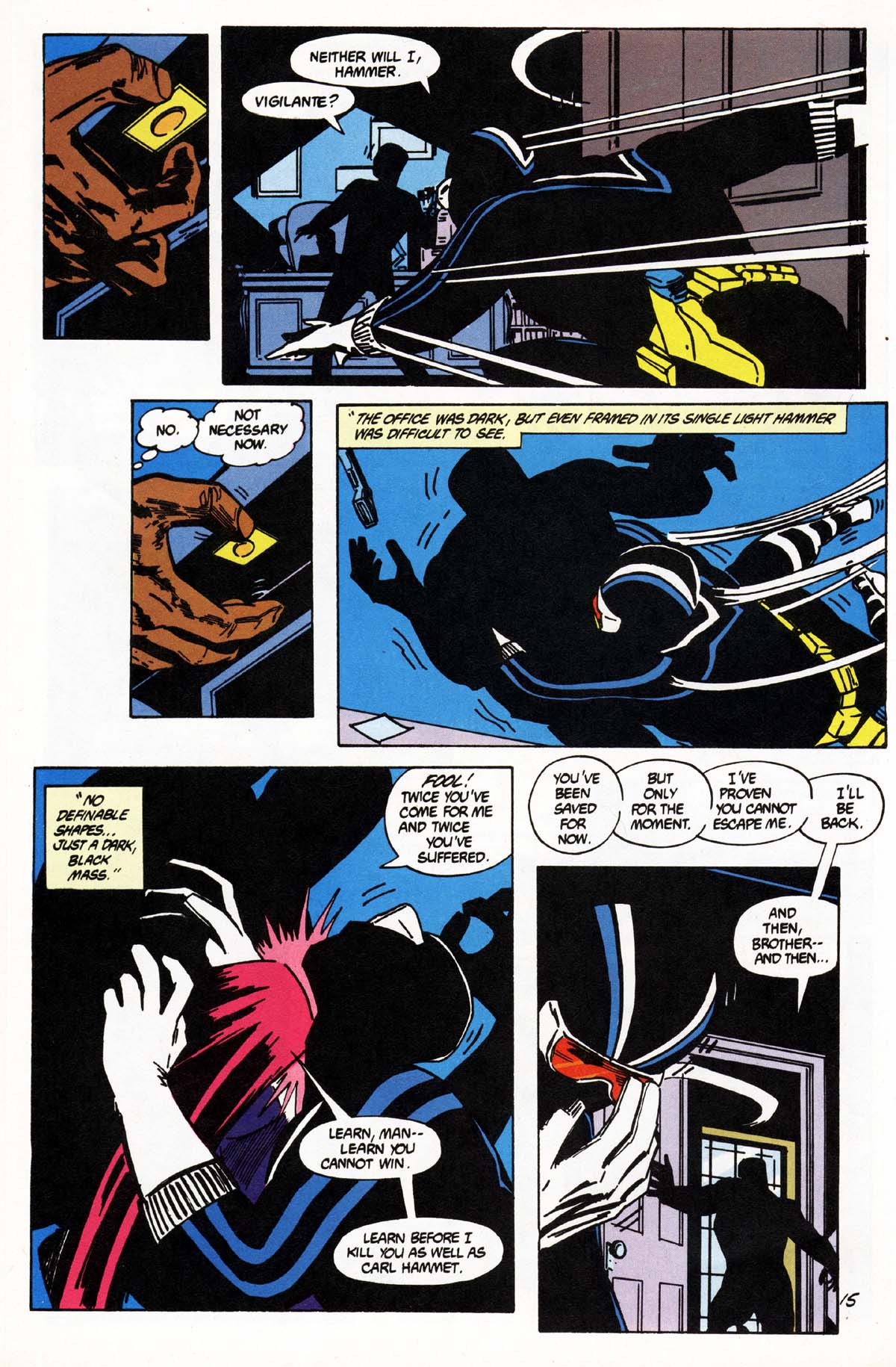Read online Vigilante (1983) comic -  Issue #14 - 16