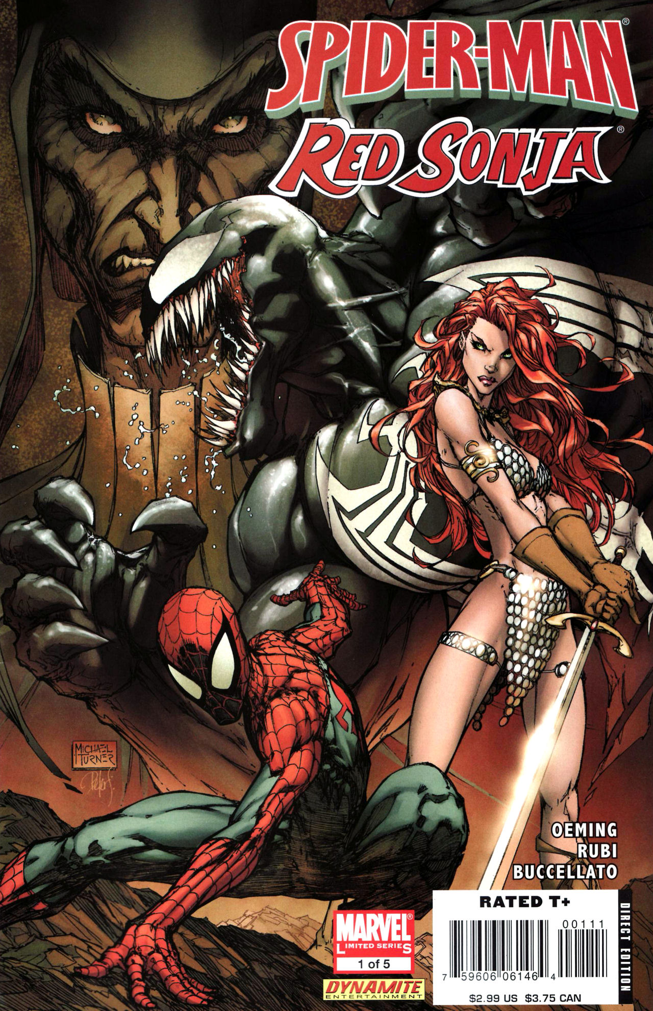 Read online Spider-Man/Red Sonja comic -  Issue #1 - 1