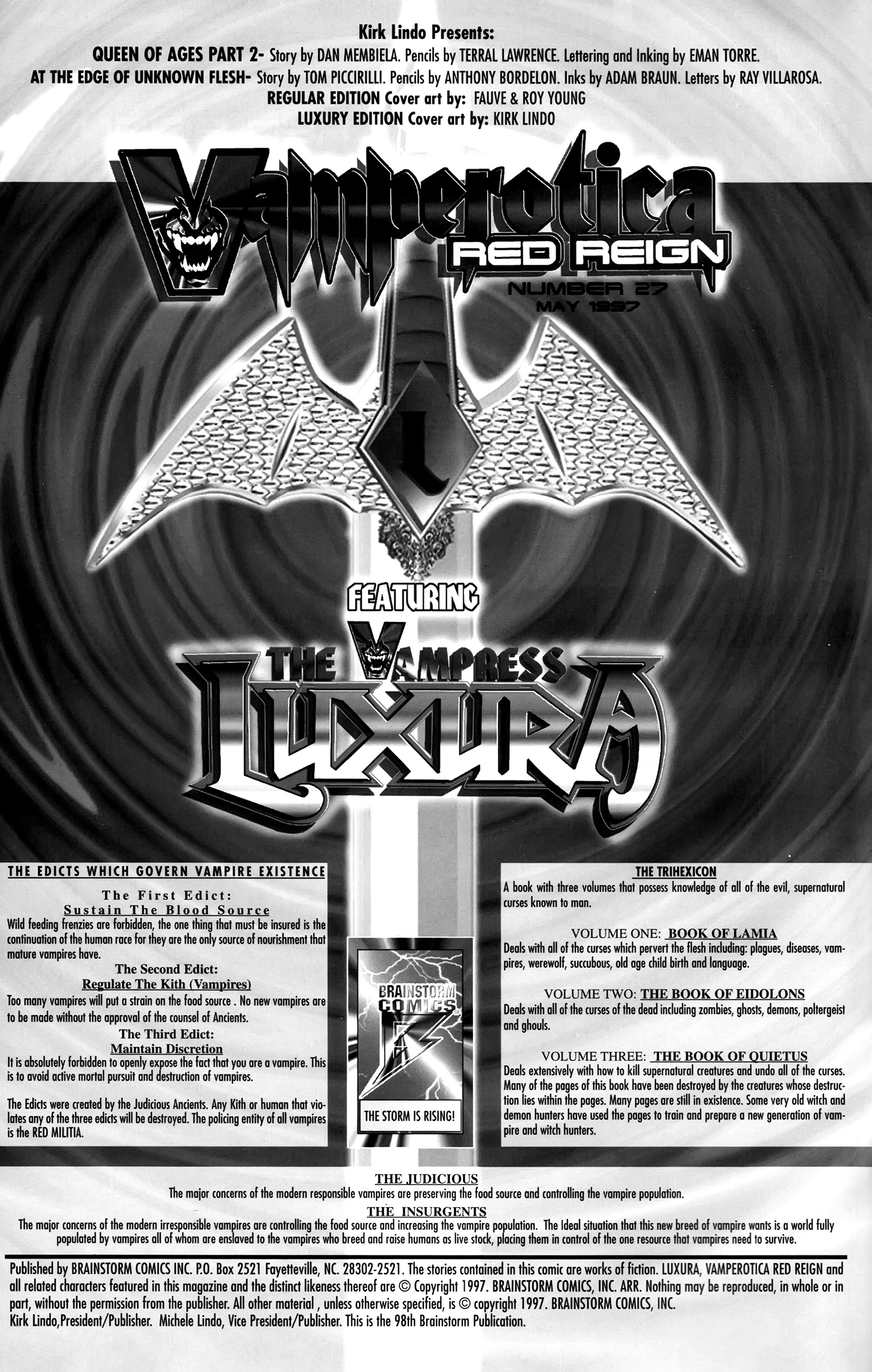 Read online Vamperotica comic -  Issue #27 - 2