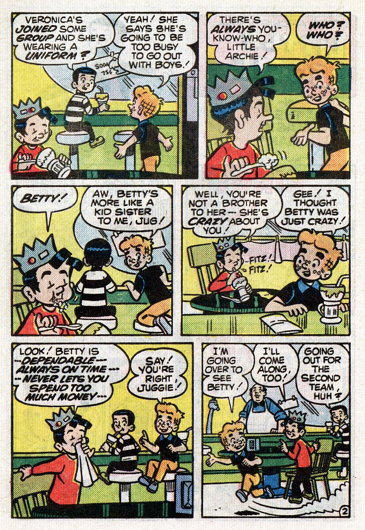 Read online Little Archie Comics Digest Magazine comic -  Issue #15 - 103