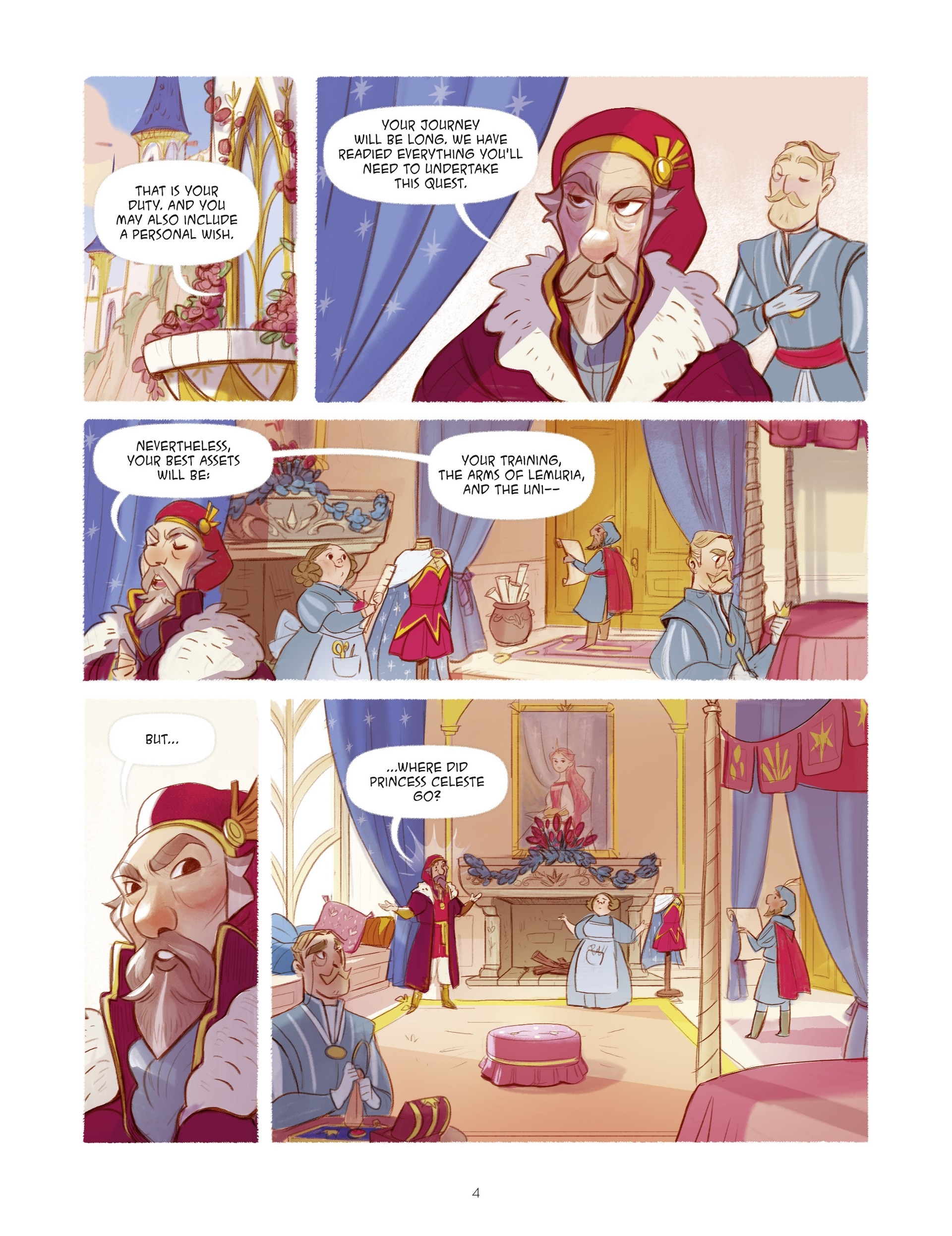 Read online The Unicorn Legacy: Call of the Goddess comic -  Issue # TPB - 4