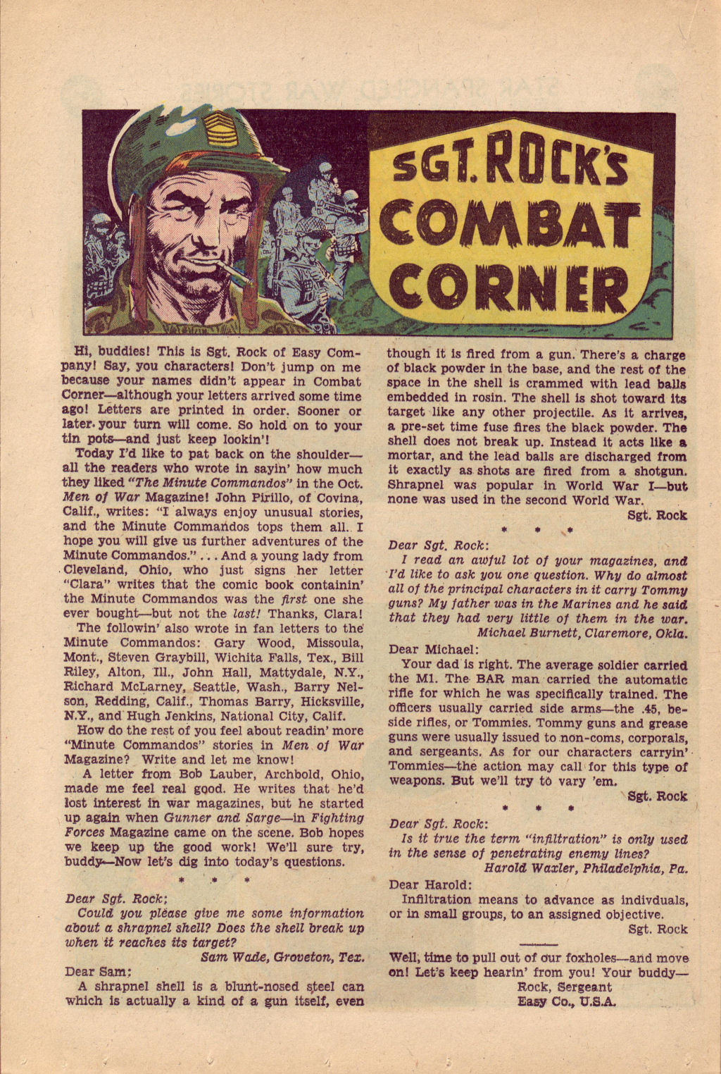 Read online Star Spangled War Stories (1952) comic -  Issue #90 - 24