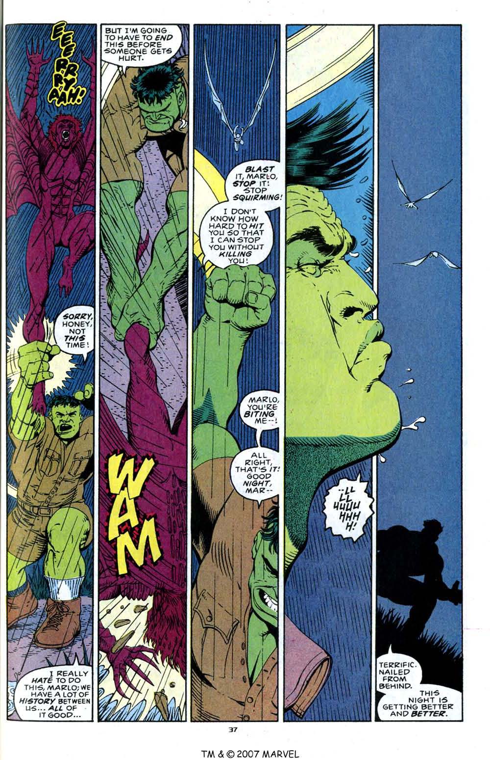 Read online The Incredible Hulk Annual comic -  Issue #18 - 39
