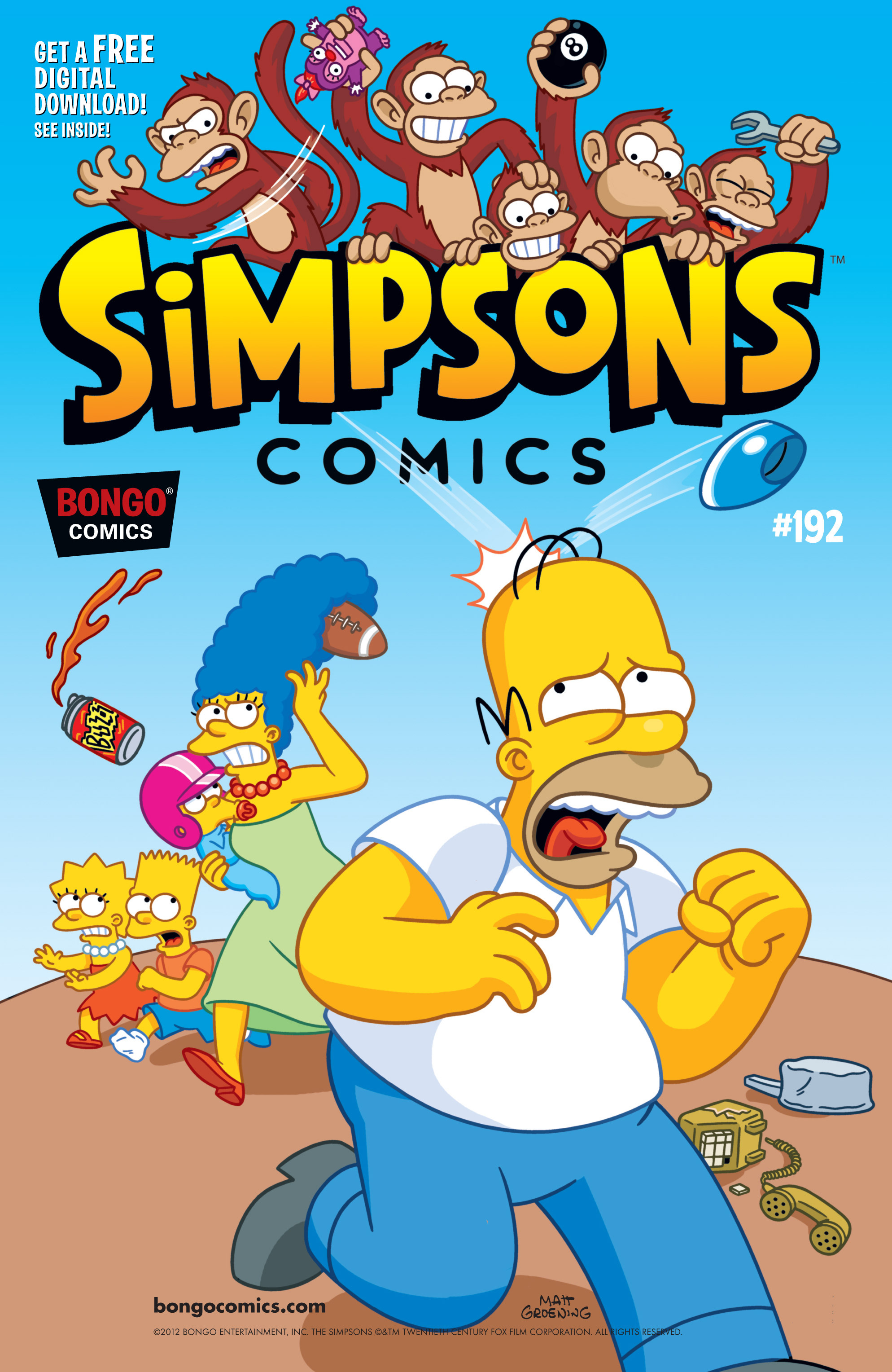 Read online Simpsons Comics comic -  Issue #192 - 1