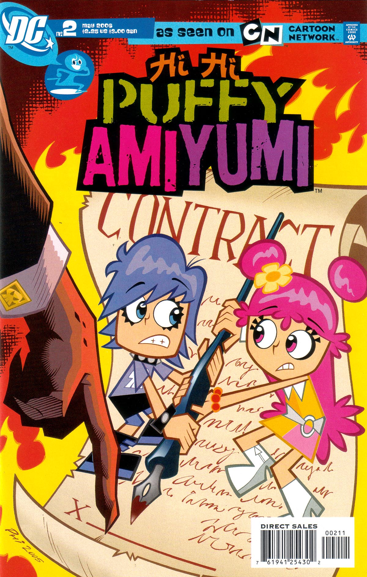 Read online Hi Hi Puffy Amiyumi comic -  Issue #2 - 1