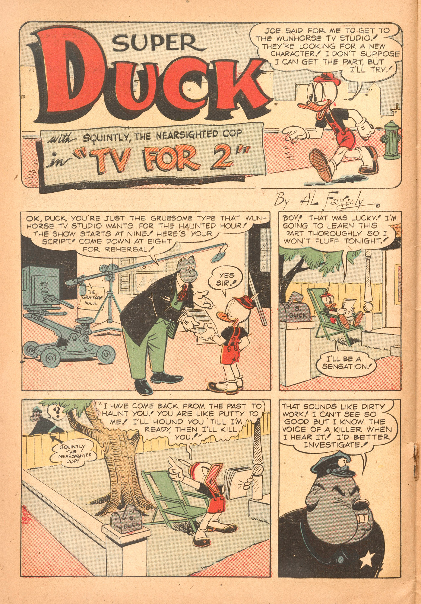 Read online Super Duck Comics comic -  Issue #39 - 42