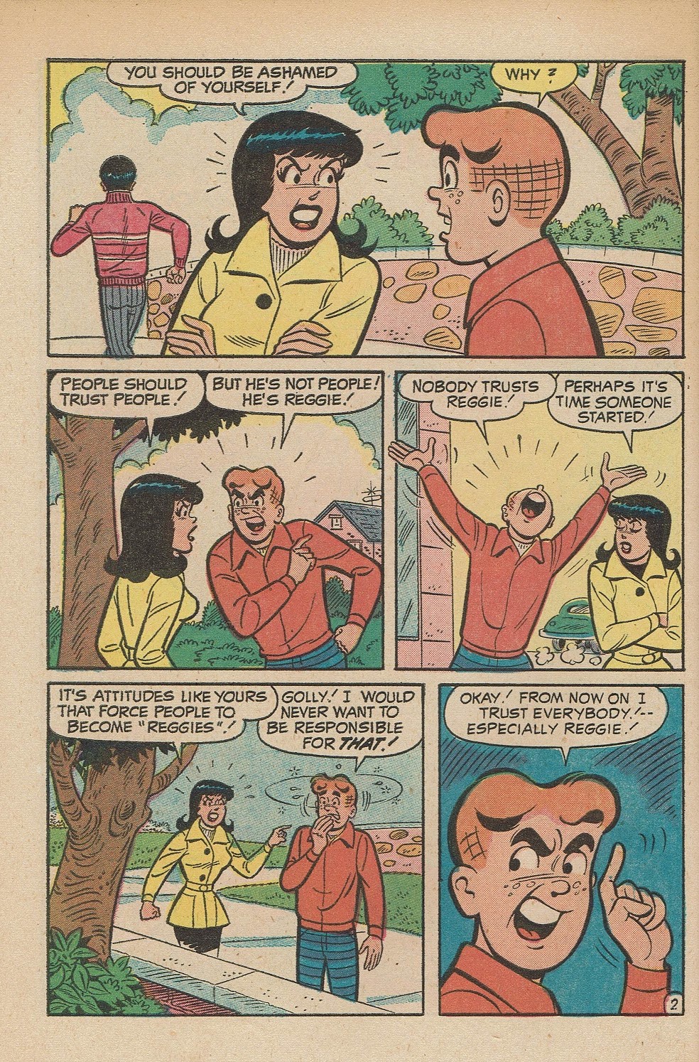 Read online Reggie and Me (1966) comic -  Issue #51 - 46