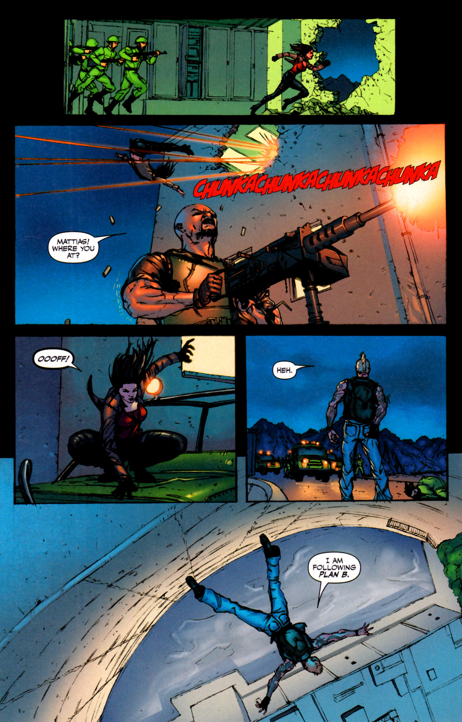 Read online Mercenaries comic -  Issue #1 - 13