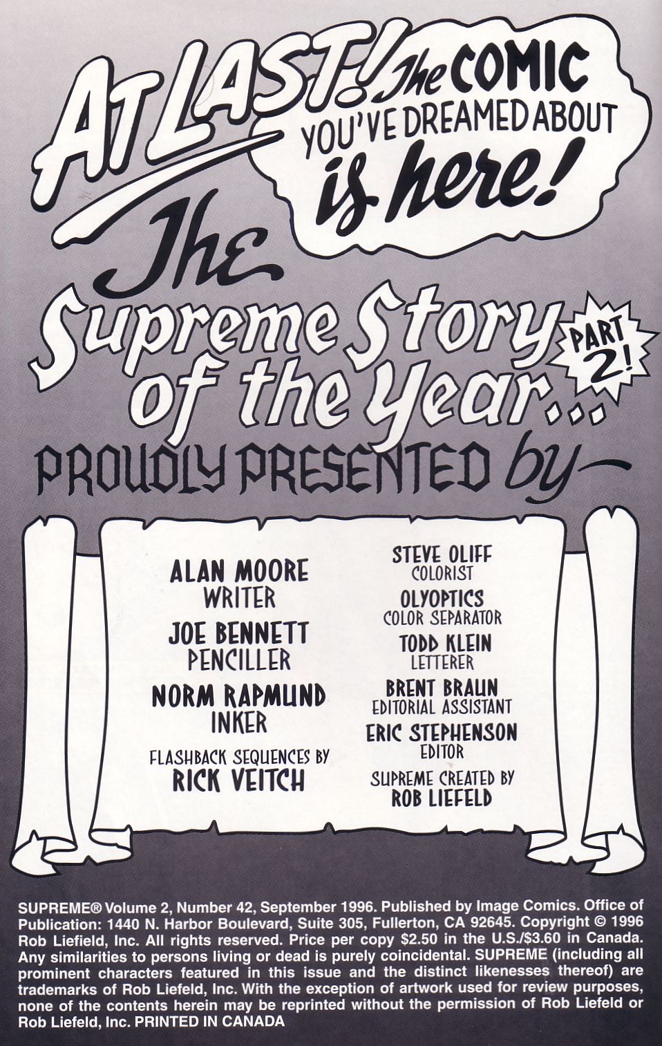 Read online Supreme (1992) comic -  Issue #42 - 2