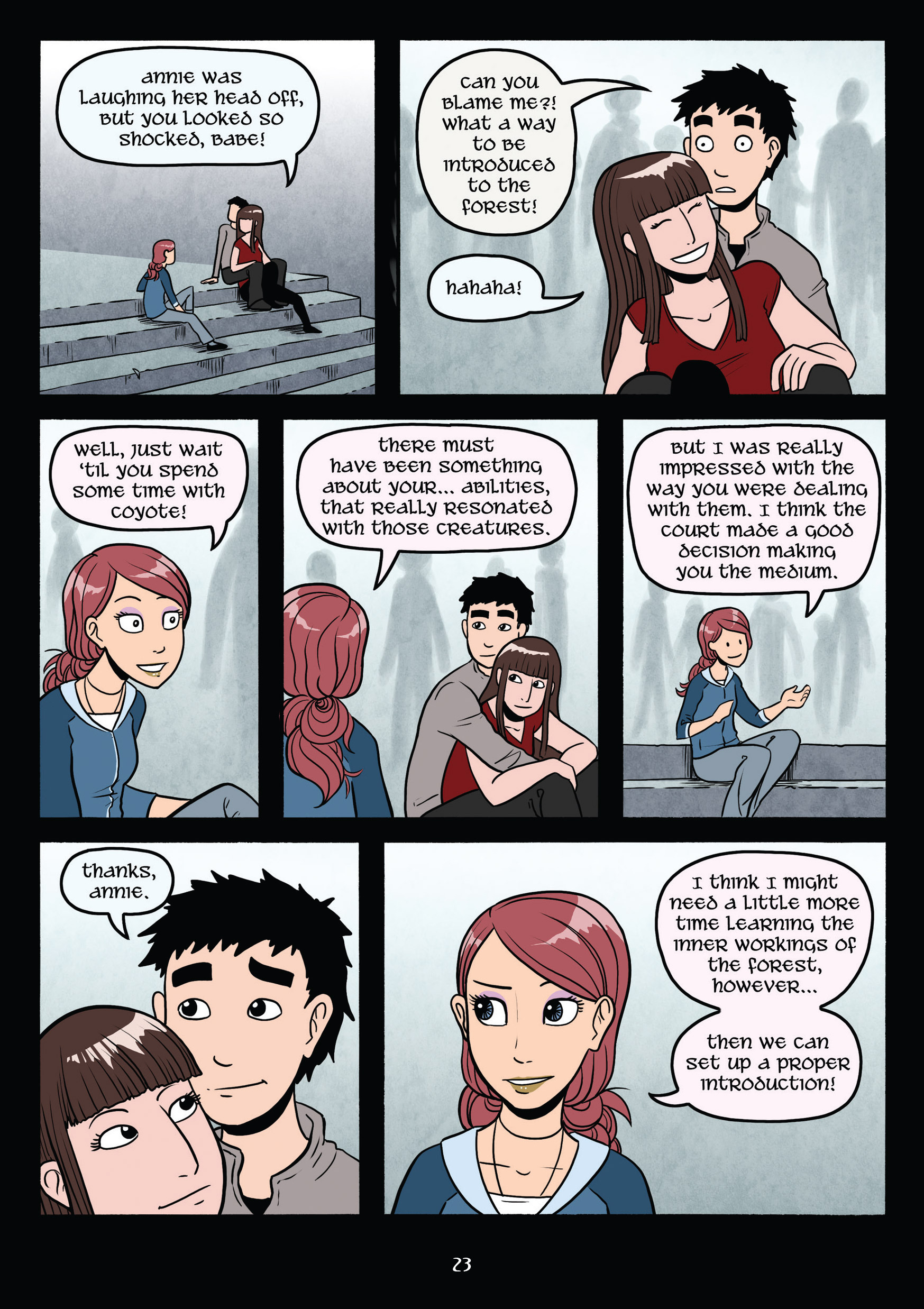 Read online Gunnerkrigg Court comic -  Issue # TPB 5 (Part 1) - 23